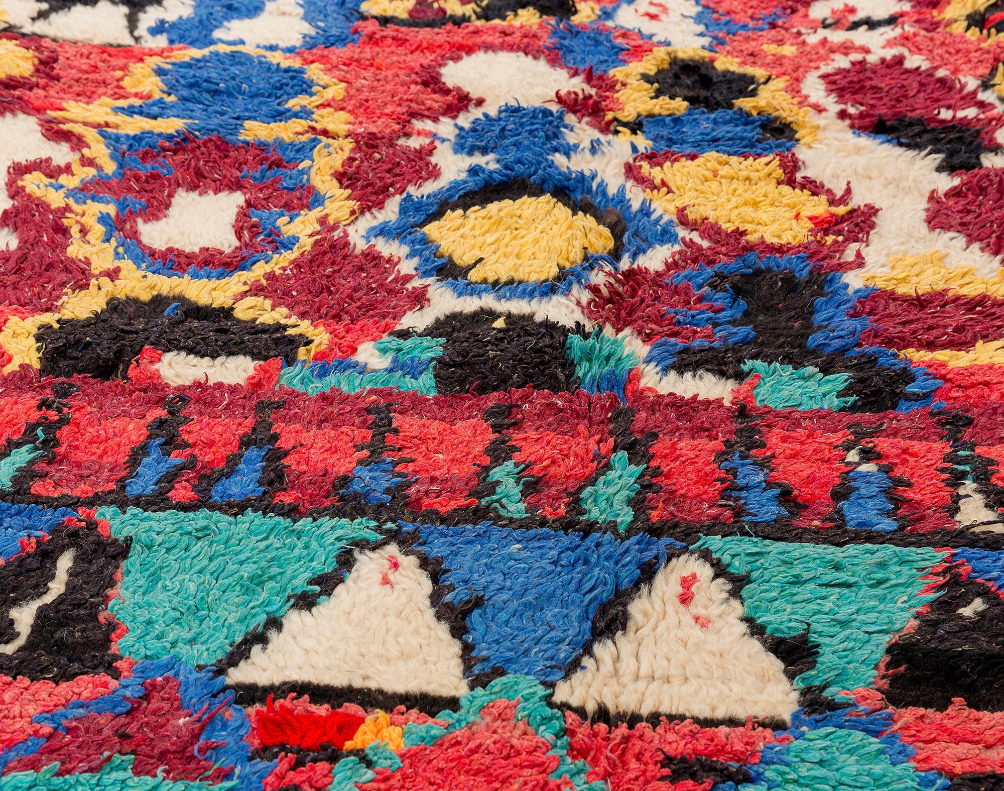Vintage Azilal Wool Rug | 225 x 145 cm