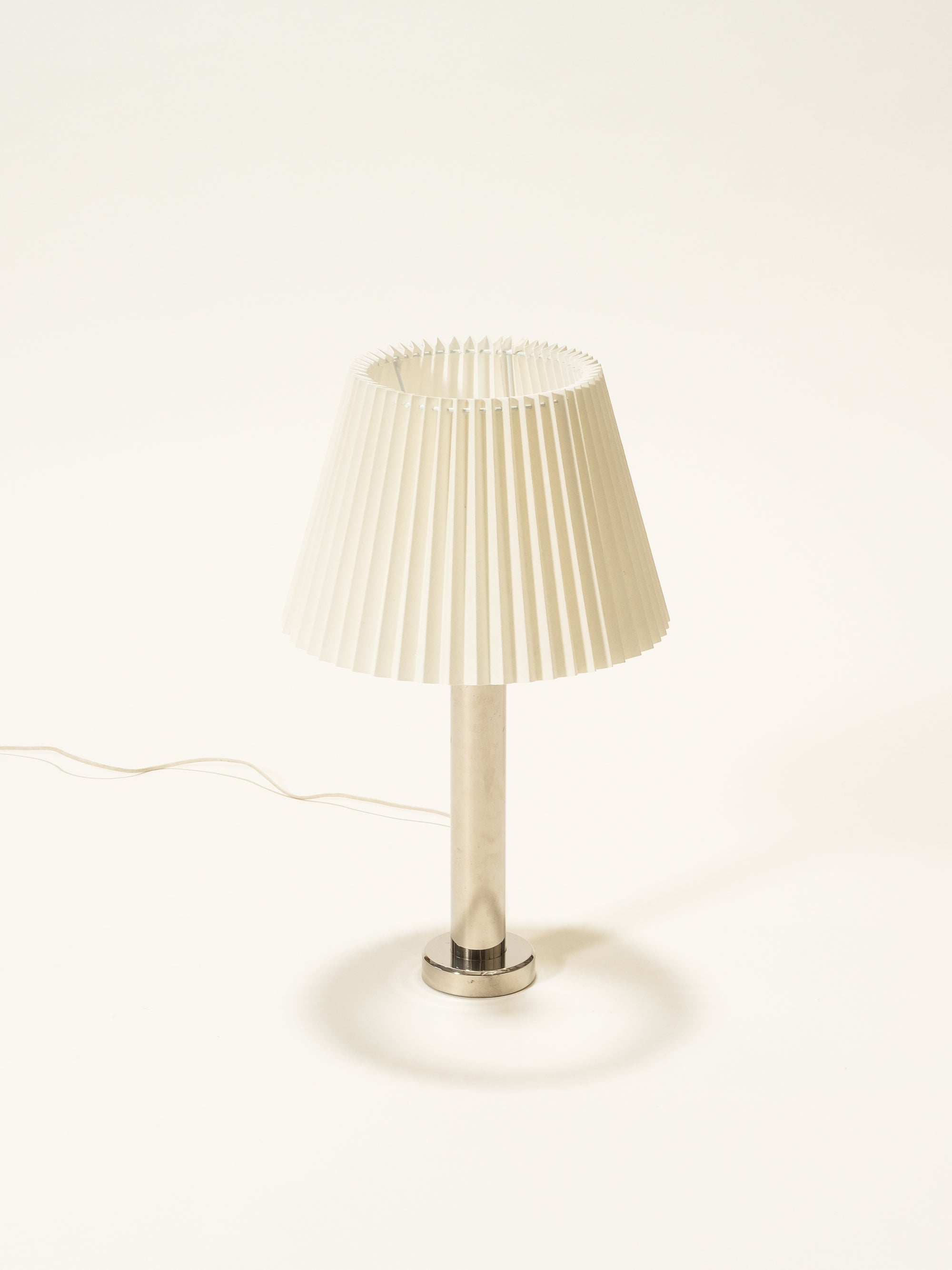 Mid-Century Modern Large Chrome Table Lamp, Sweden, 1970s