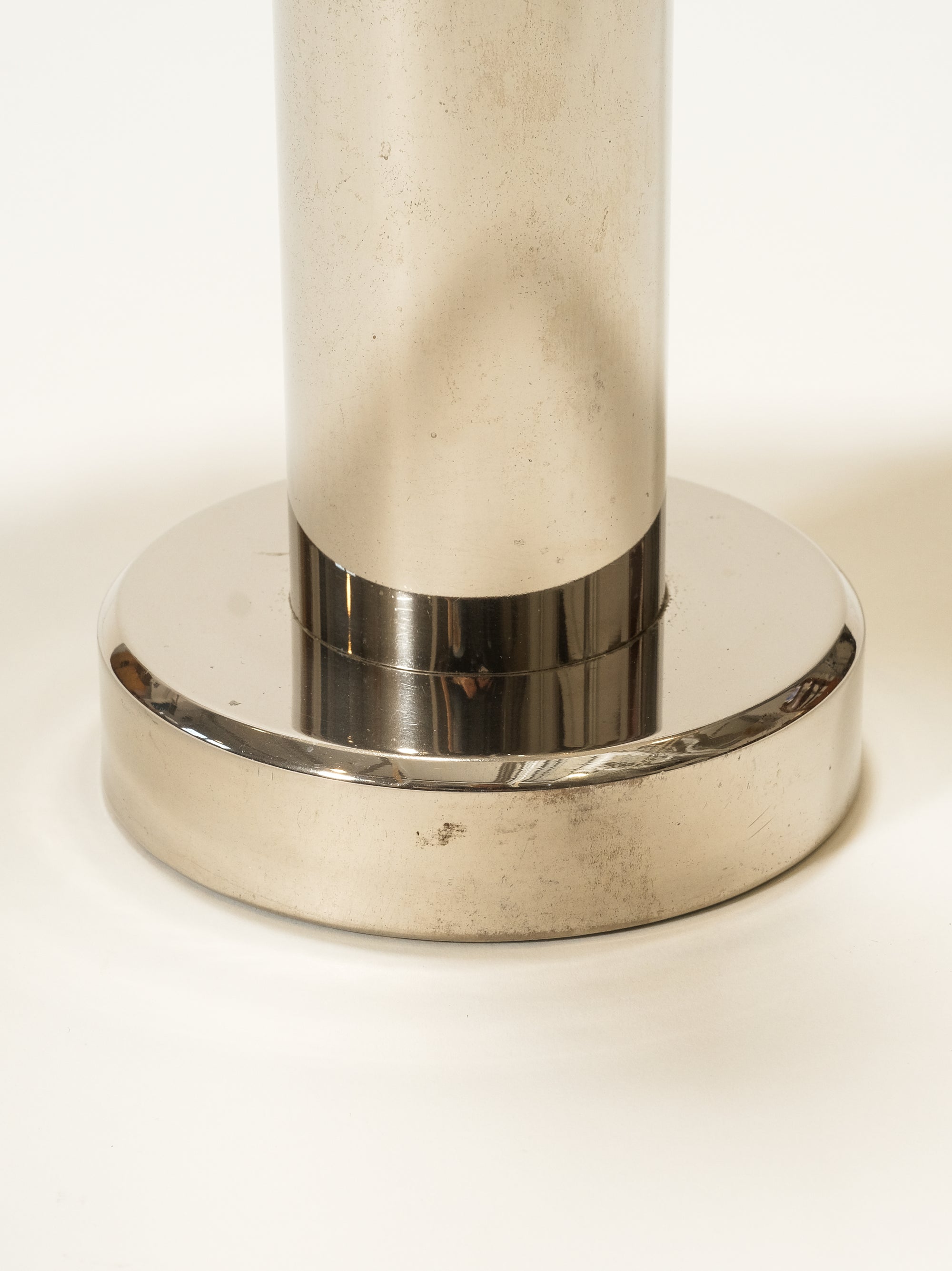 Mid-Century Modern Large Chrome Table Lamp, Sweden, 1970s