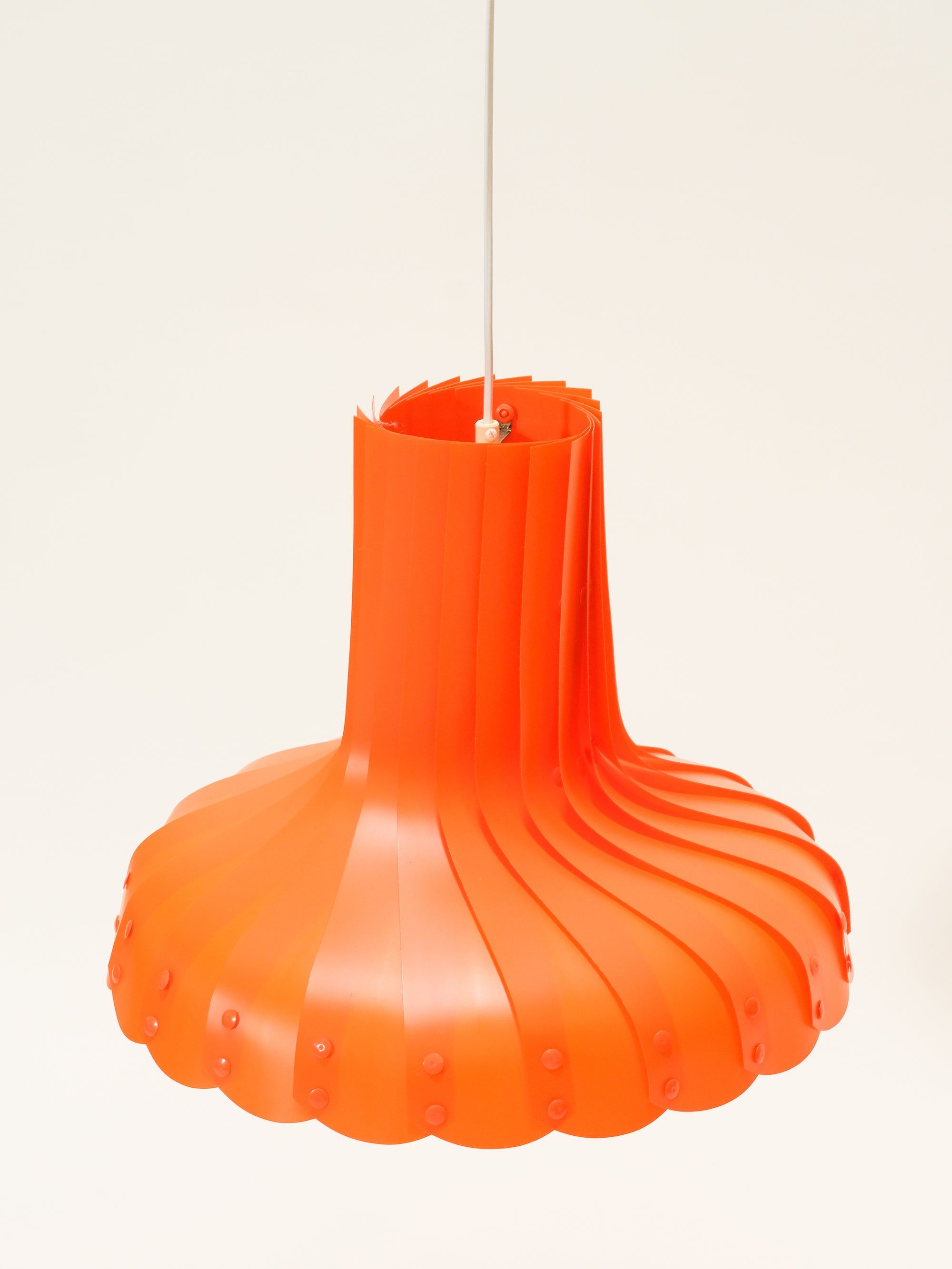Orange Model TN 70 Ceiling Lamp by Hans-Agne Jakobsson, Markaryd, Sweden