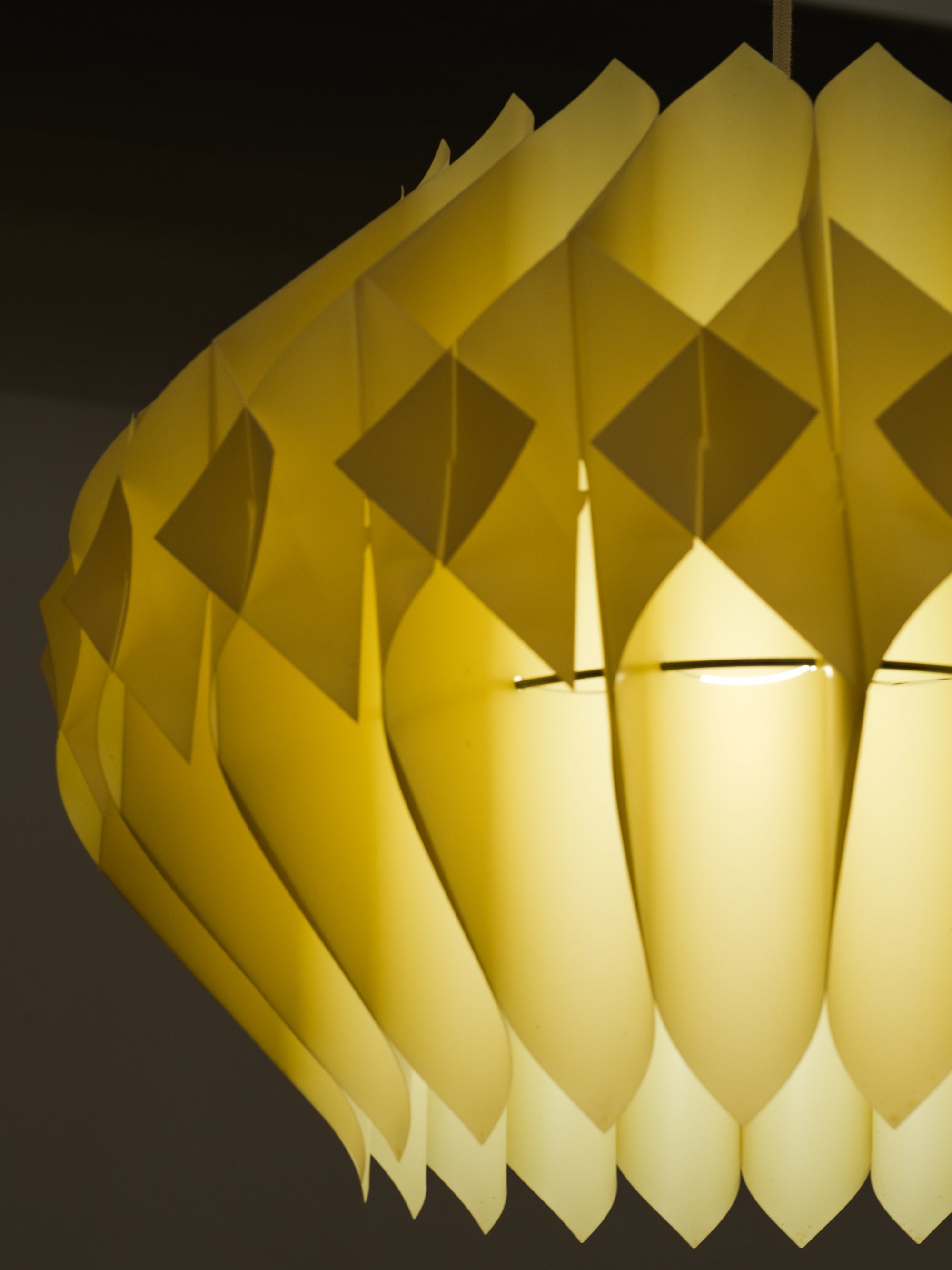 Acrylic "Butterfly" Pendant Lamp by Lars Schiøler for Hoyrup, Denmark, 1970s