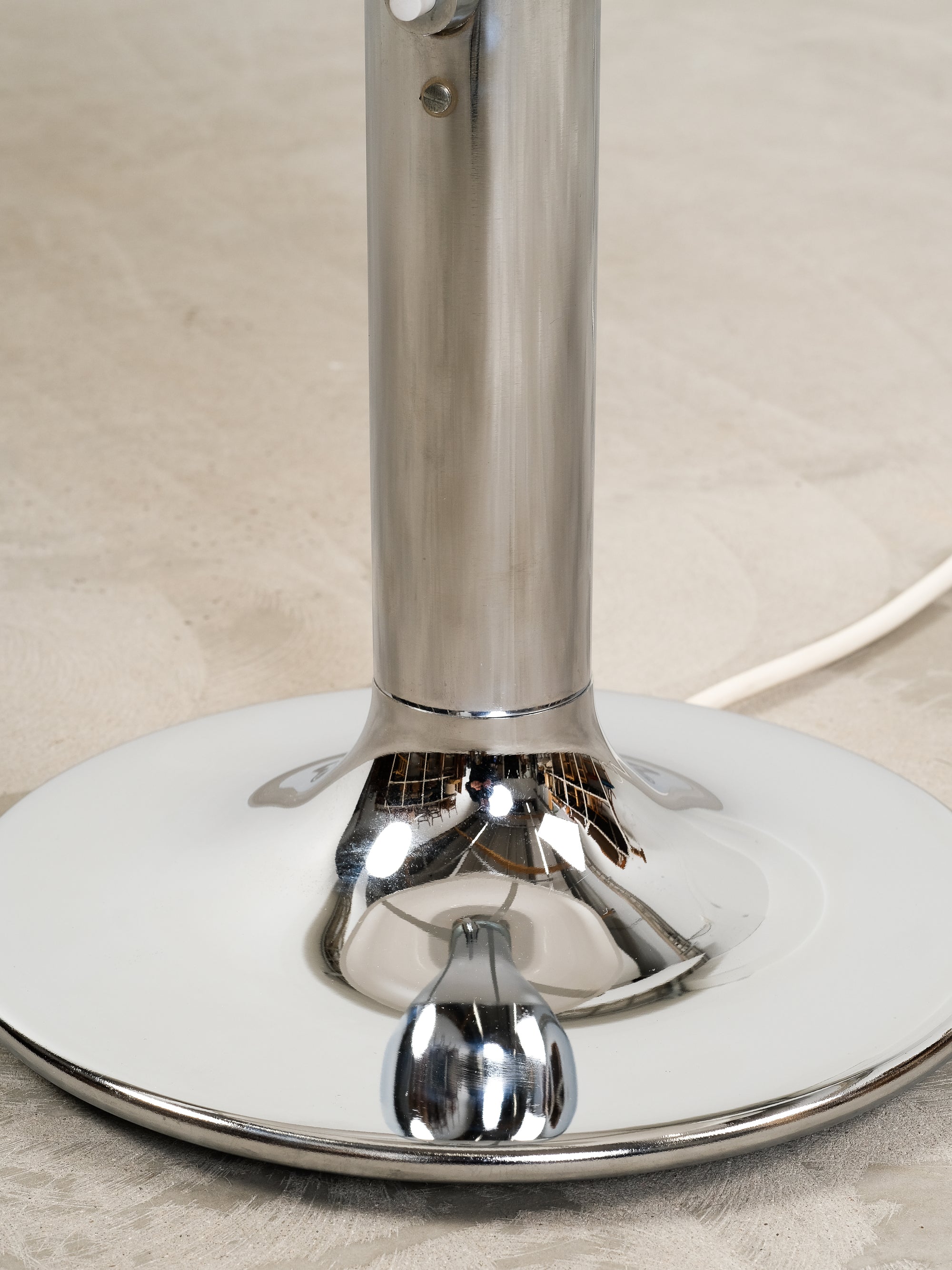 'Knubbling' Chrome Table Lamp by Anders Pehrson for Ateljé Lyktan, 1960s