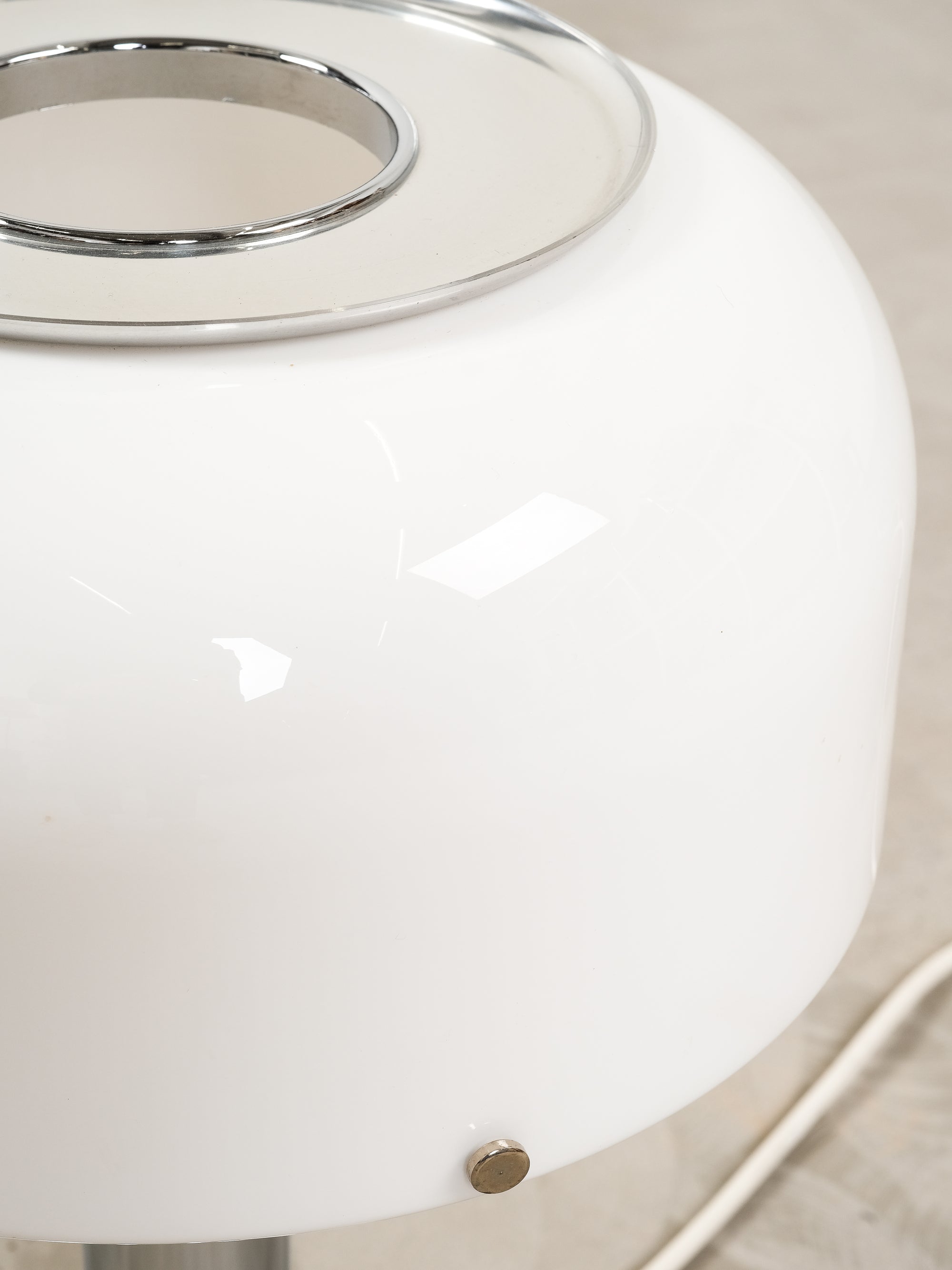 'Knubbling' Chrome Table Lamp by Anders Pehrson for Ateljé Lyktan, 1960s