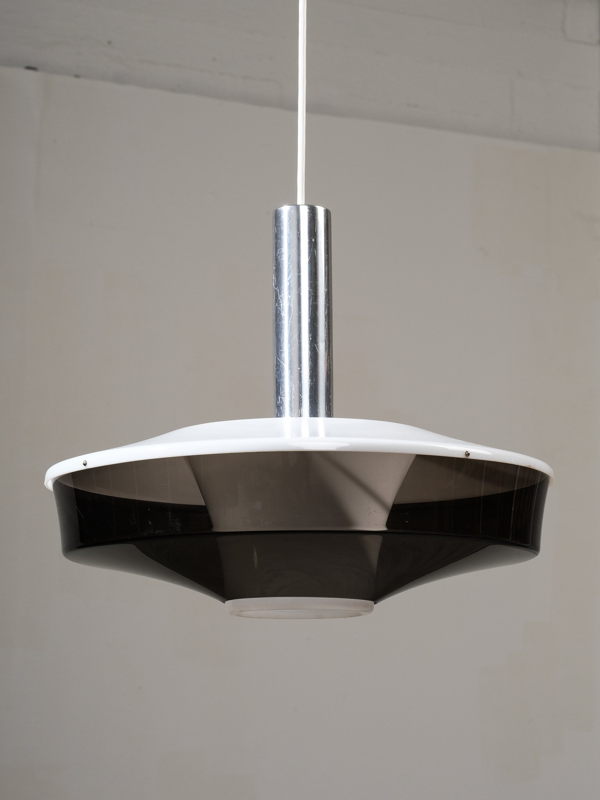 "Kurki" Pendant Lamp by Yki Nummi for Orno, Finland, 1960s