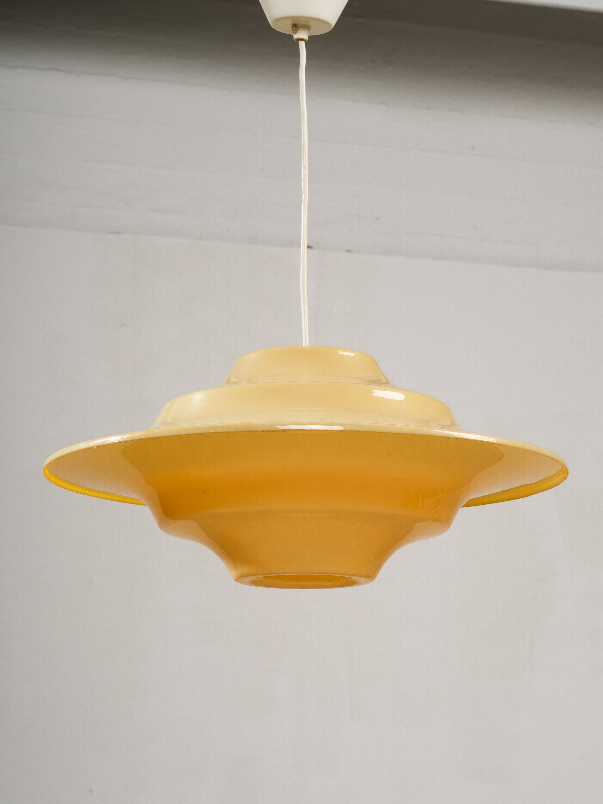 1970s Plastic Ceiling Lamp