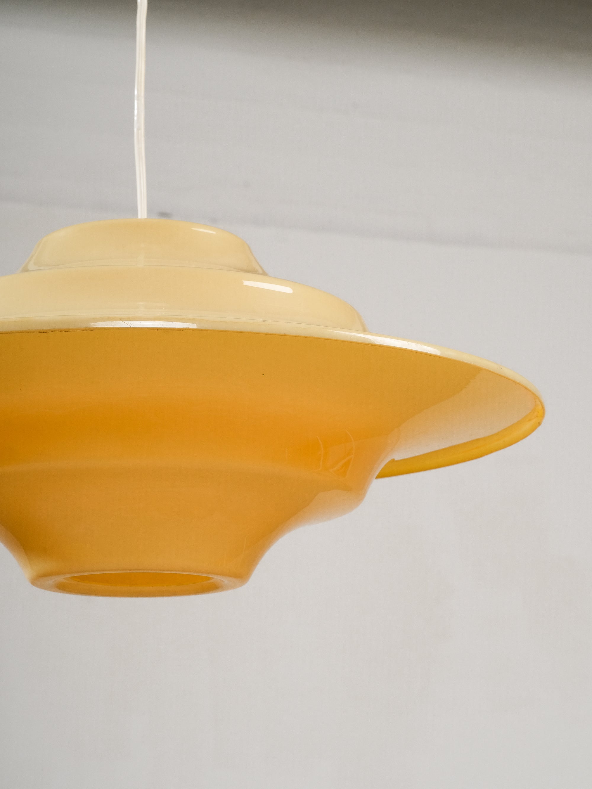 1970s Plastic Ceiling Lamp