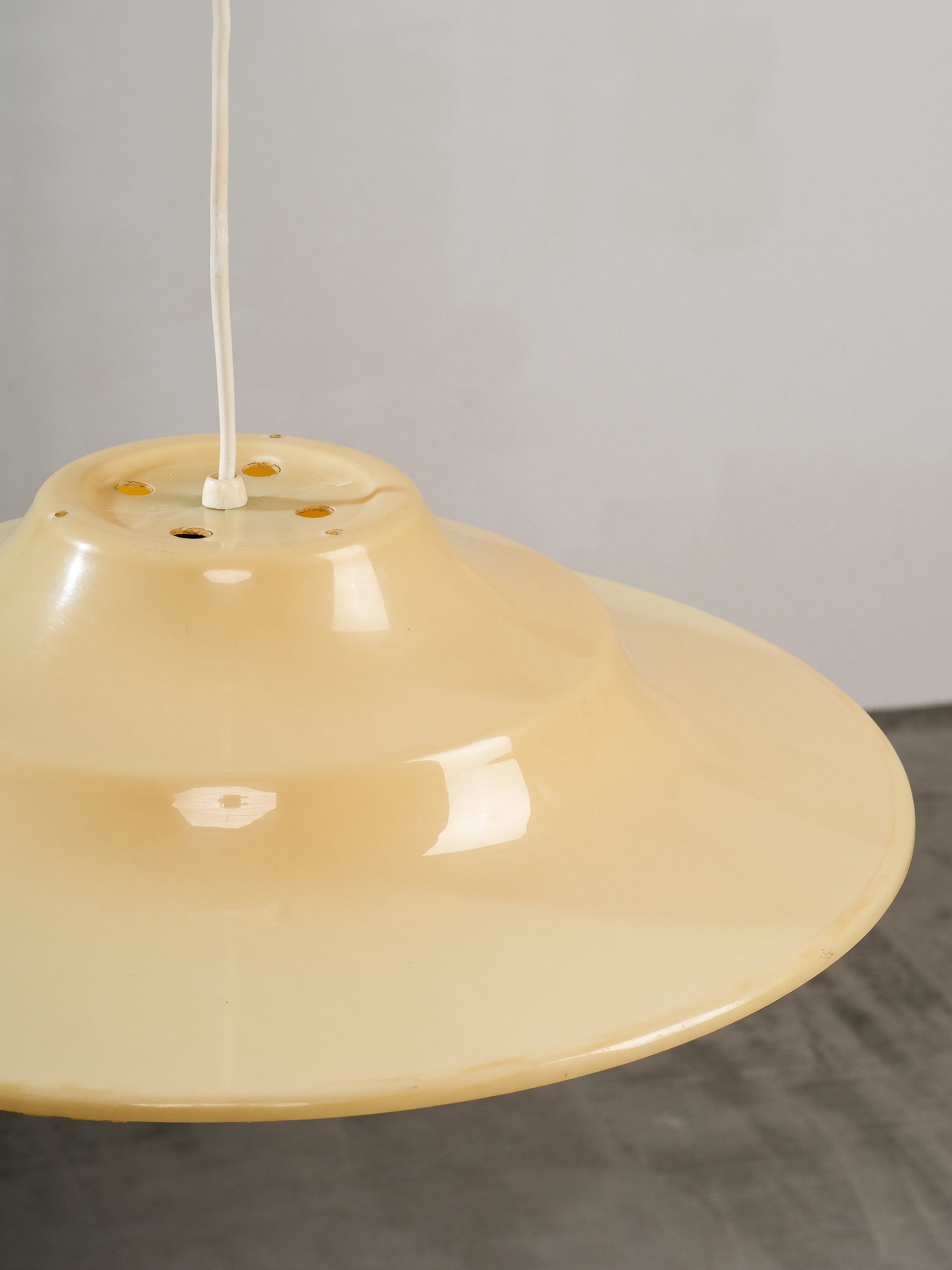 1970s Plastic Ceiling Lamp