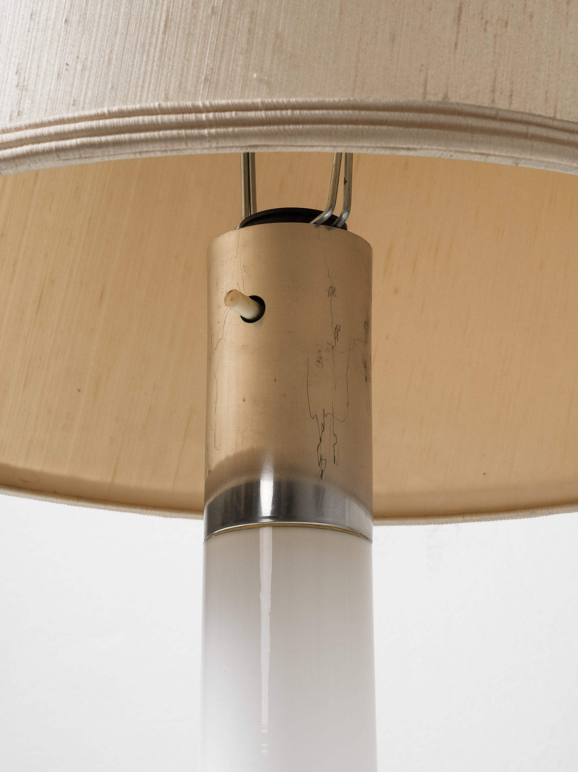 Glass Table Lamp Model 46-017 by Lisa Johansson-Pape for Orno, Finland, 1960s