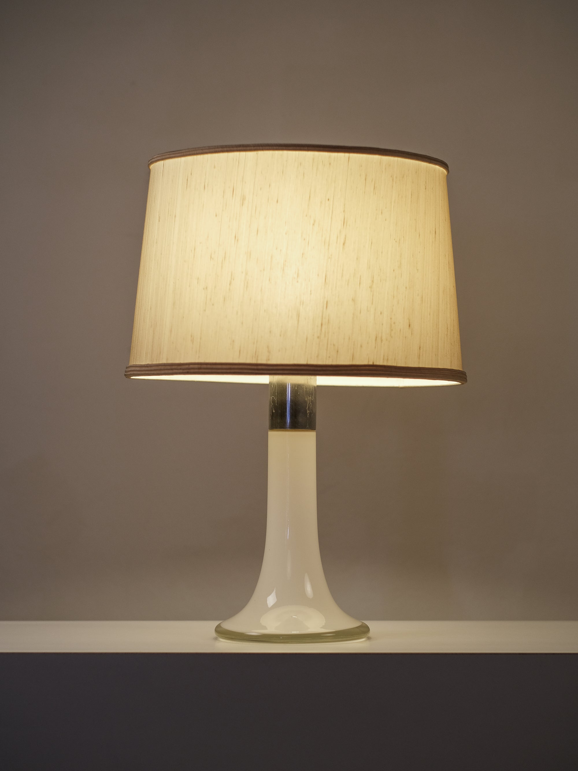 Glass Table Lamp Model 46-017 by Lisa Johansson-Pape for Orno, Finland, 1960s