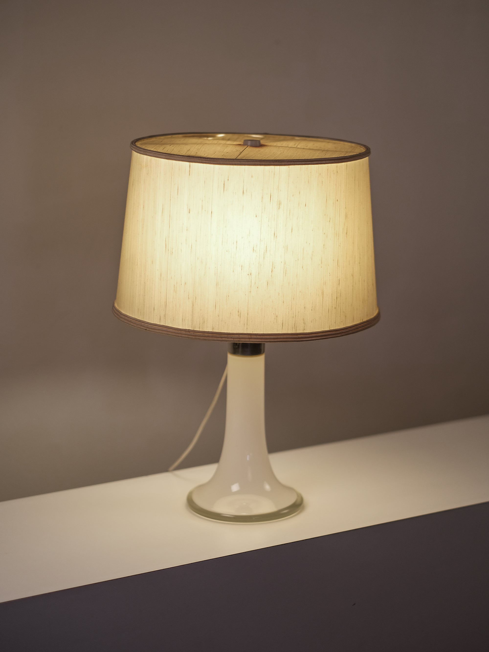 Glass Table Lamp Model 46-017 by Lisa Johansson-Pape for Orno, Finland, 1960s