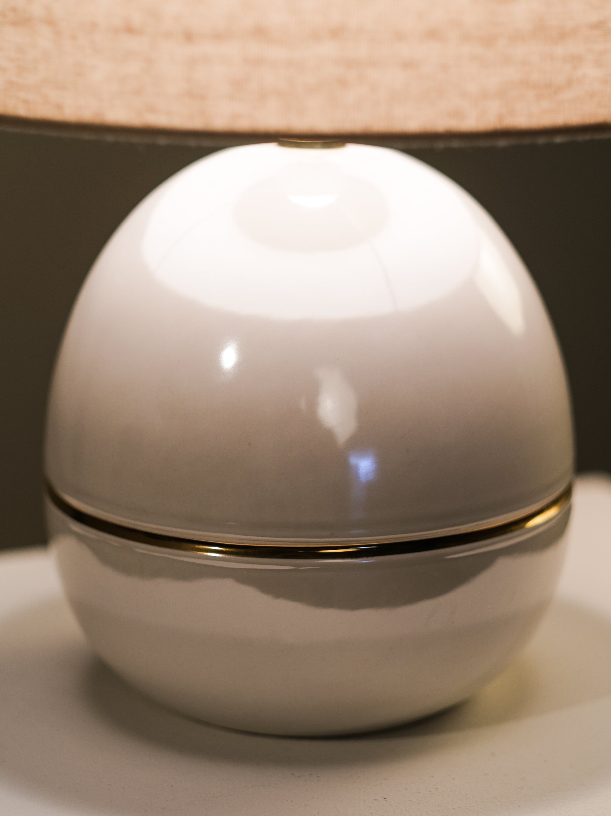 Vintage Ceramic Table Lamp by Ker-Lux, Finland