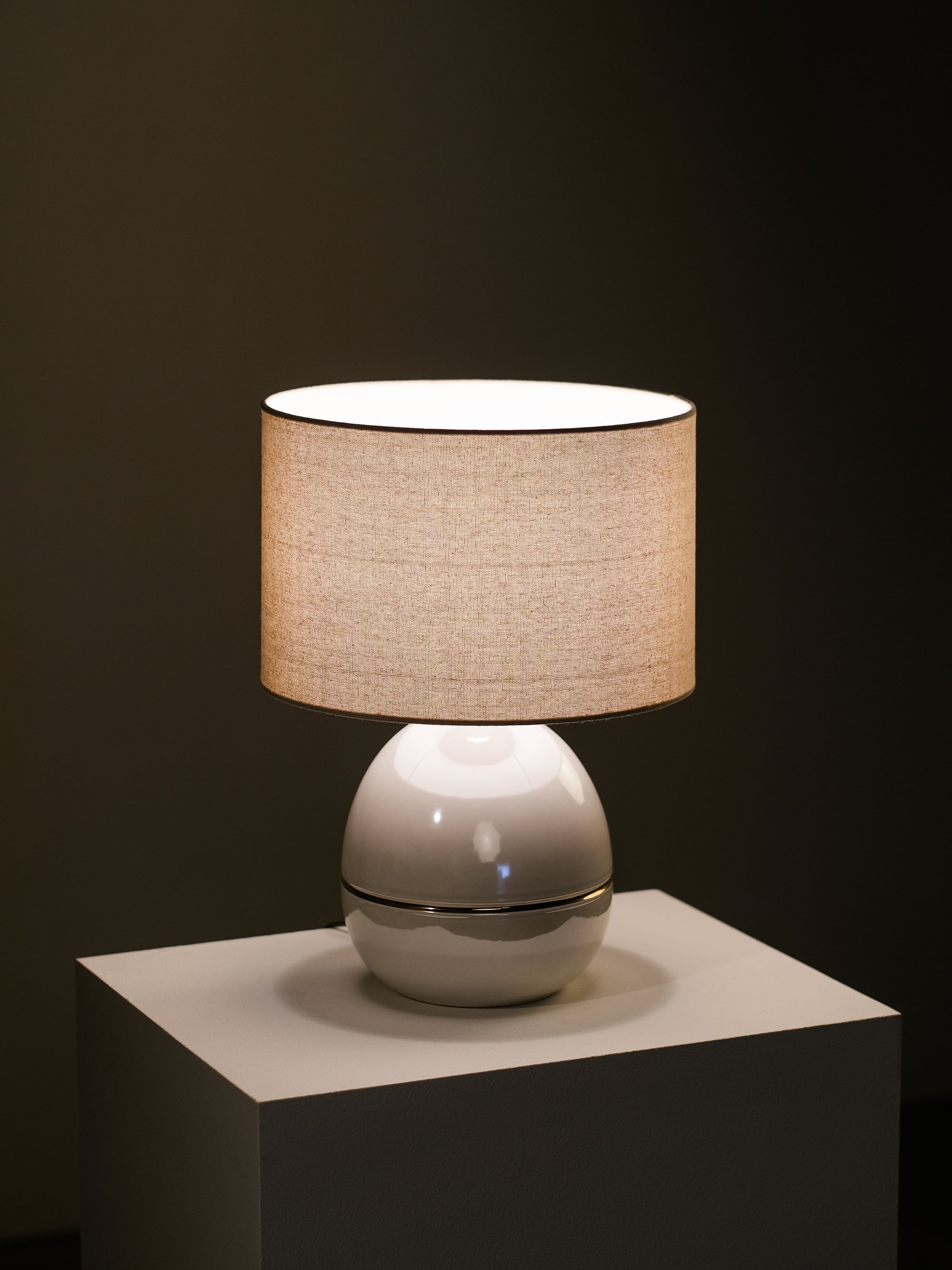 Vintage Ceramic Table Lamp by Ker-Lux, Finland