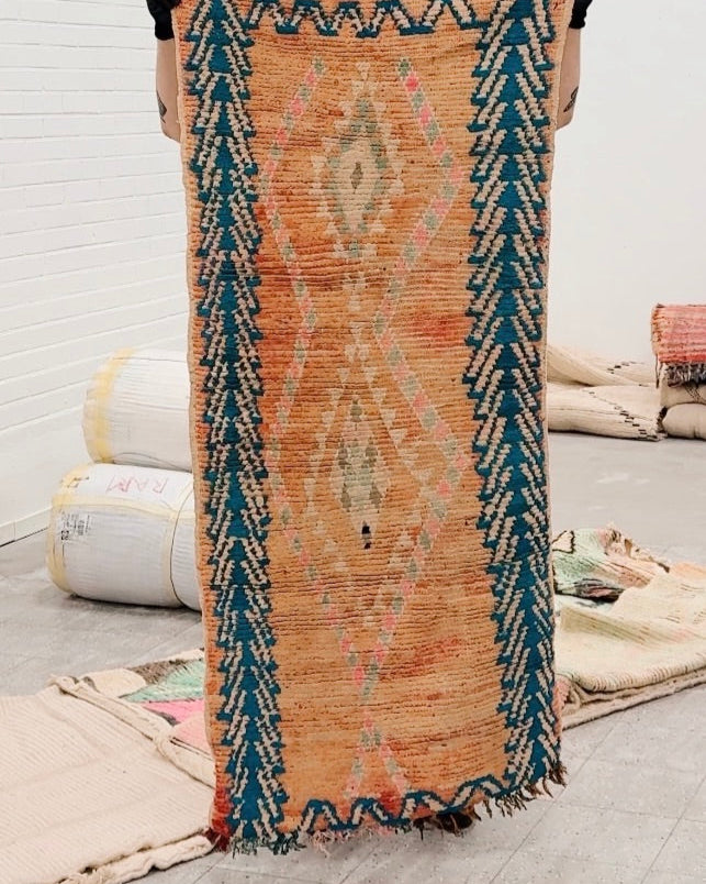 Moroccan Wool Rug | 187 x 80 cm