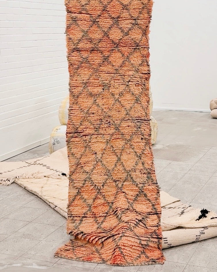 Moroccan Wool Rug | 265 x 78 cm