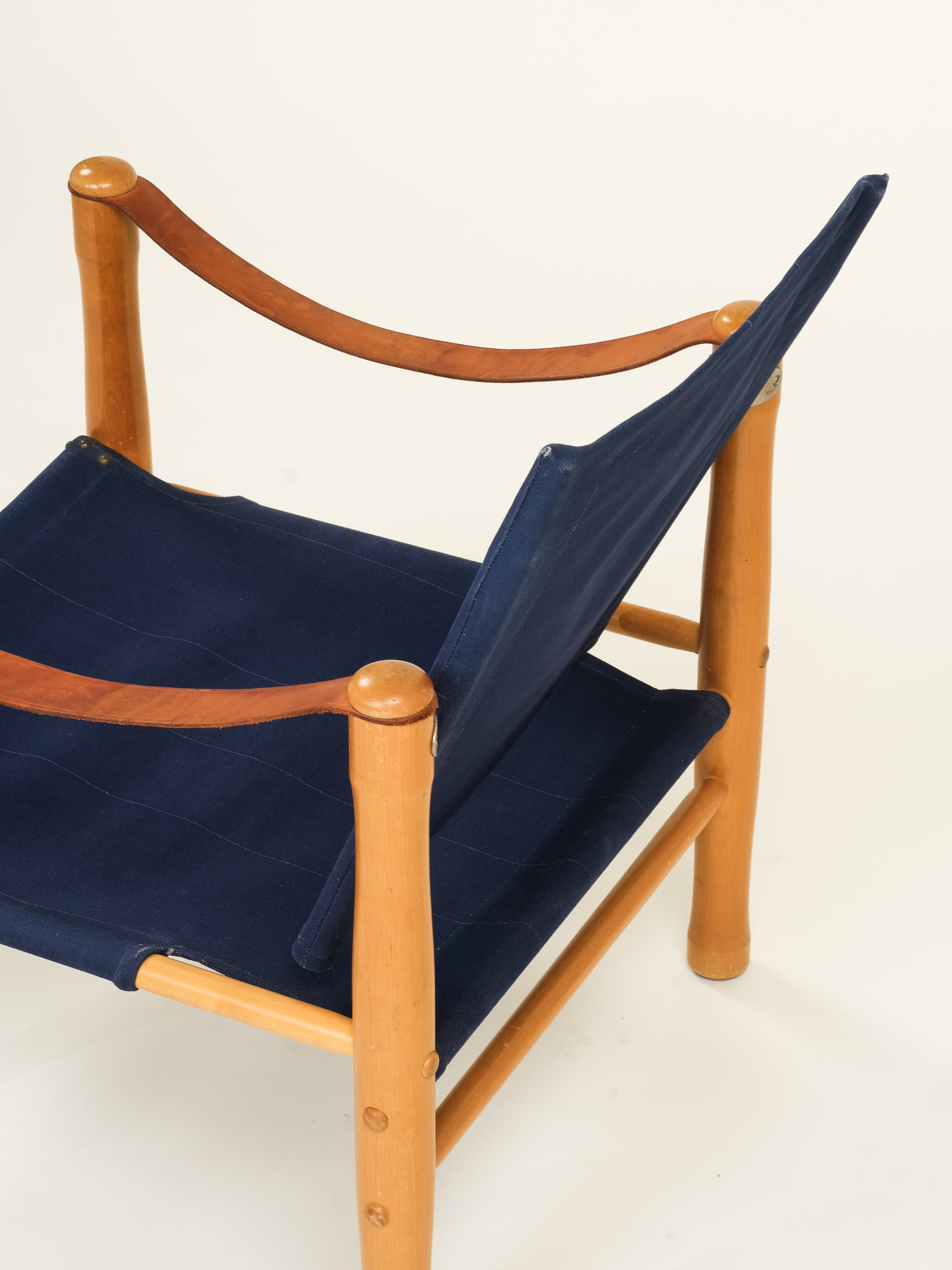 'Trivia' Safari Armchair by Elias Svedberg for Nordiska Kompaniet, 1950s