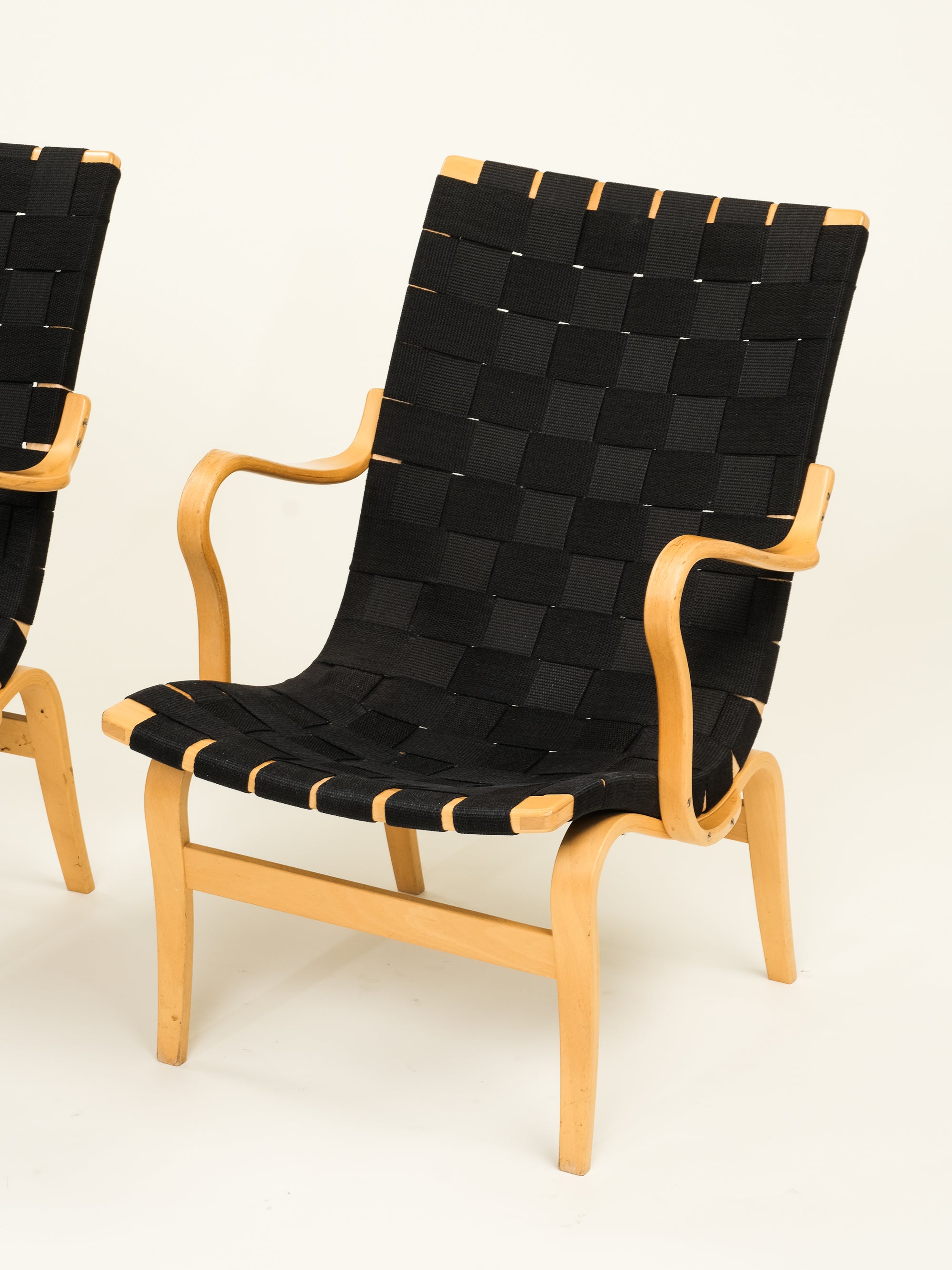 'Eva' Armchairs by Bruno Mathsson, Dux, Set of 2
