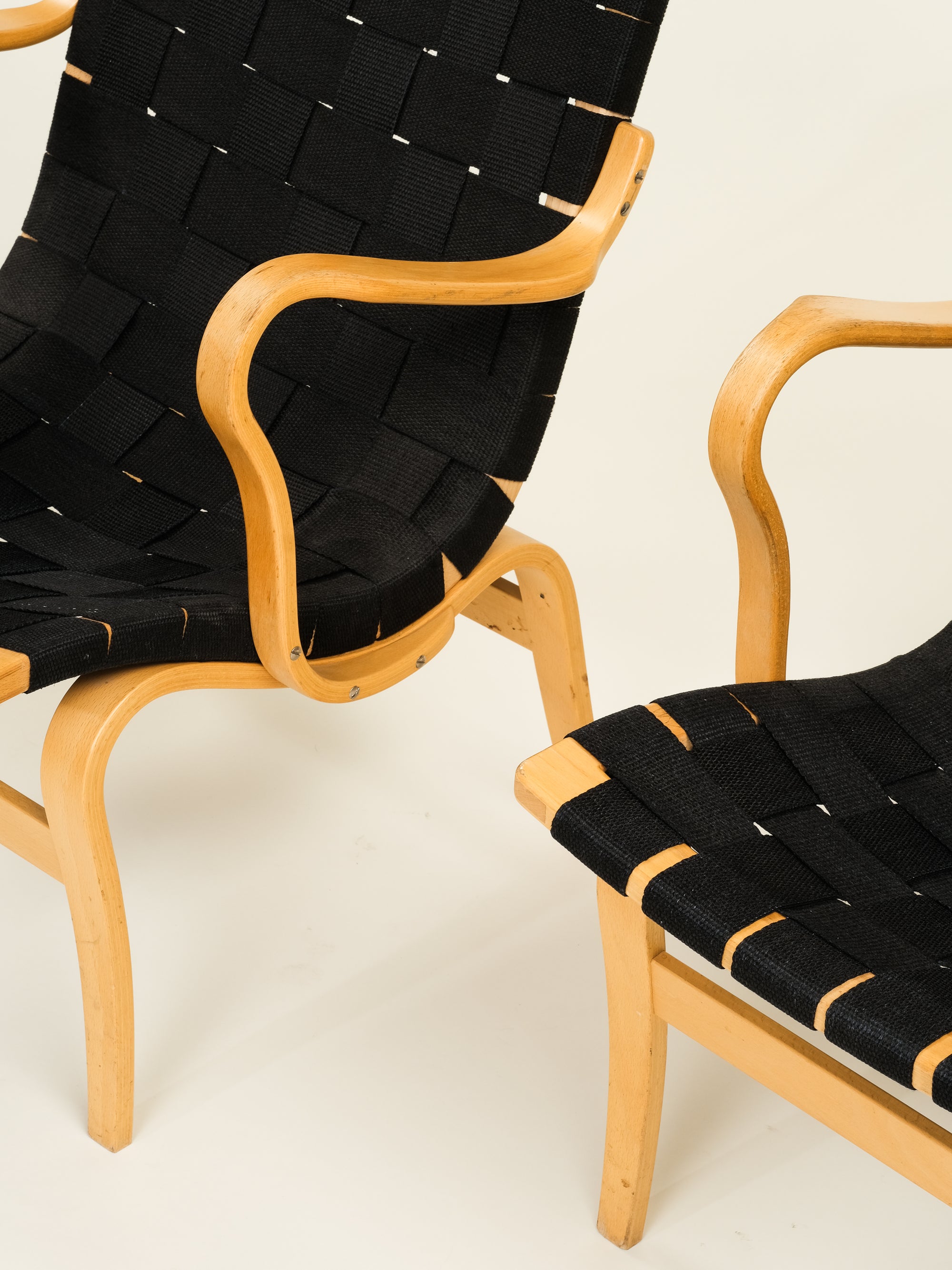 'Eva' Armchairs by Bruno Mathsson, Dux, Set of 2