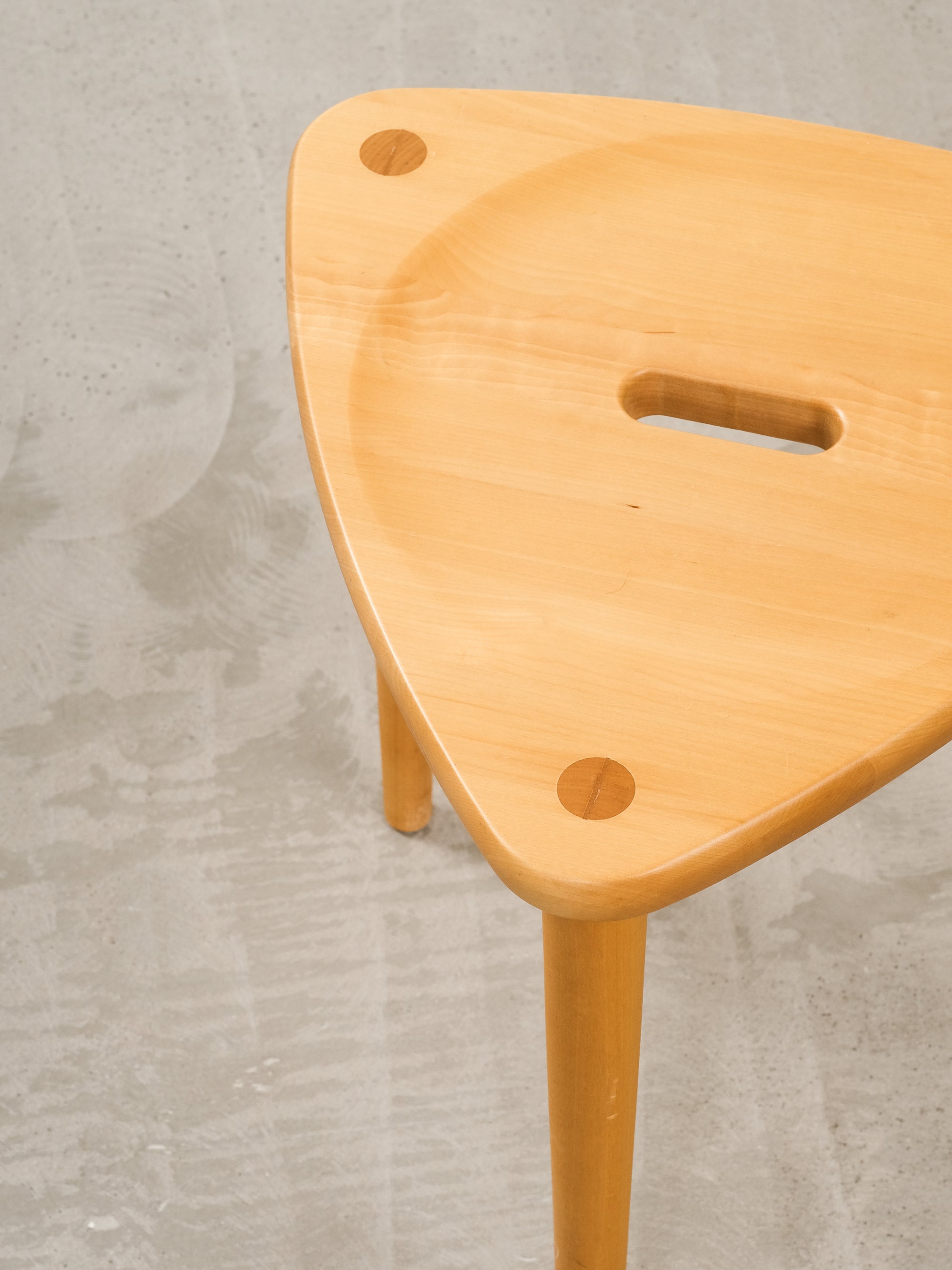 “Sgabello” Birch Stool by Marit Stigsdotter for Stolab, 1990