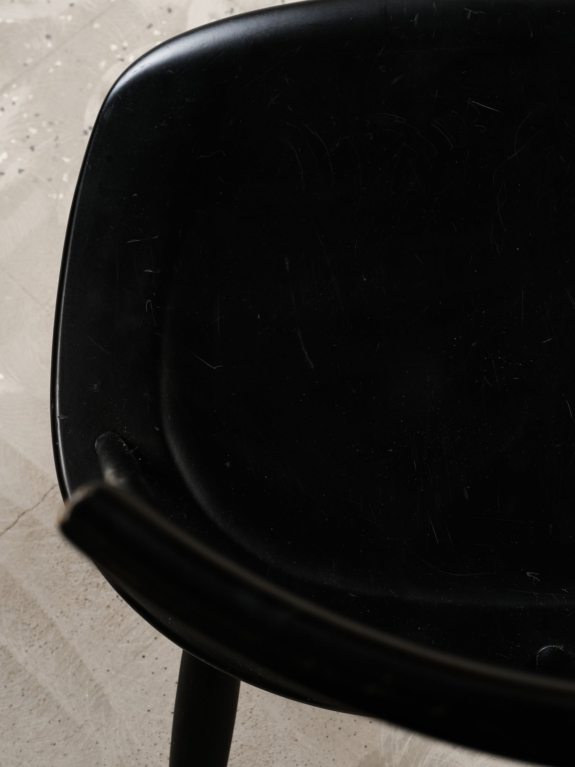 Vintage Black "Mademoiselle" Chair by Ilmari Tapiovaara for Asko