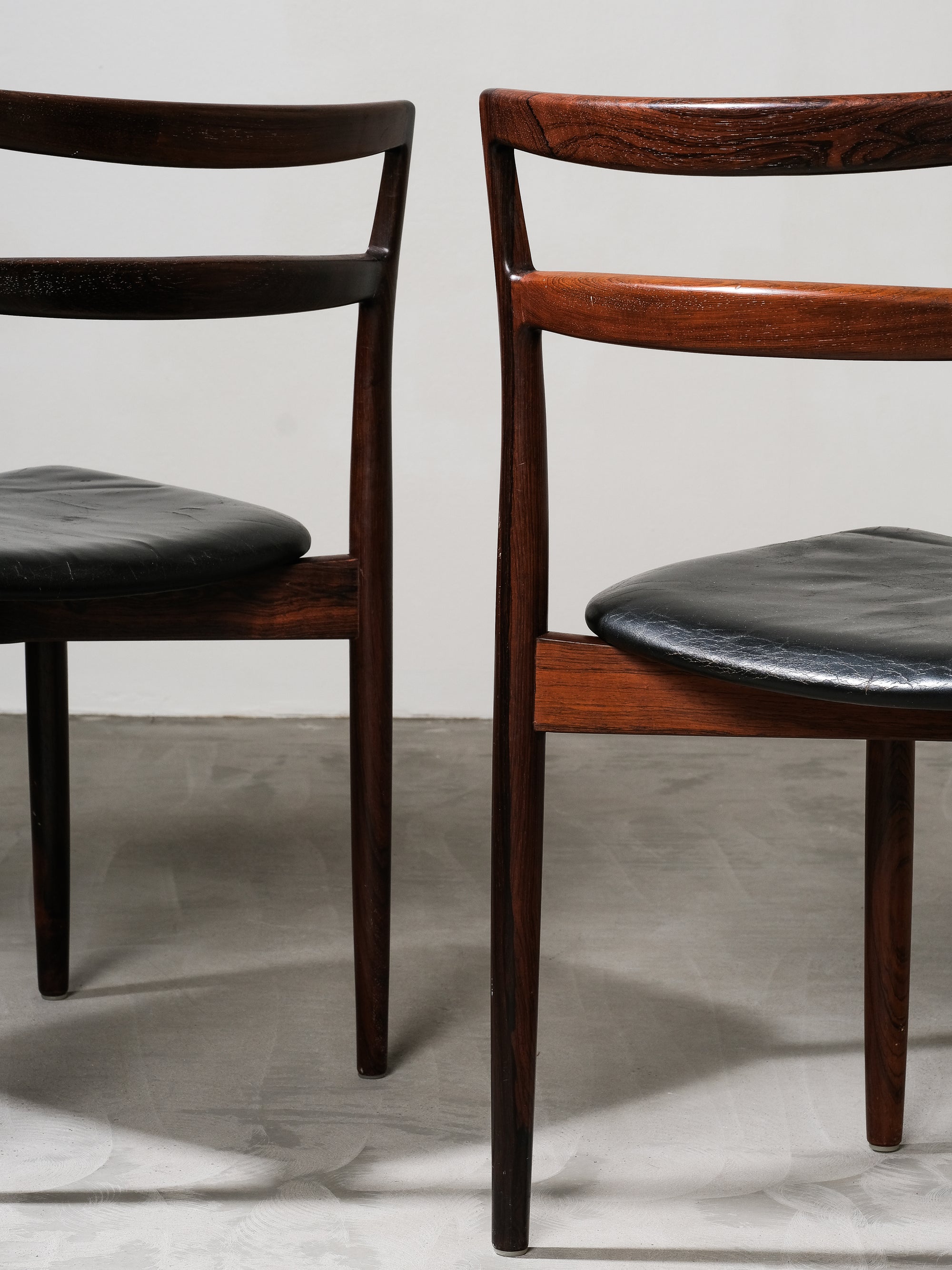 Pair of Harry Østergaard Model 61 Dining Chairs, Randers Mobelfabrik, Denmark, 1960s
