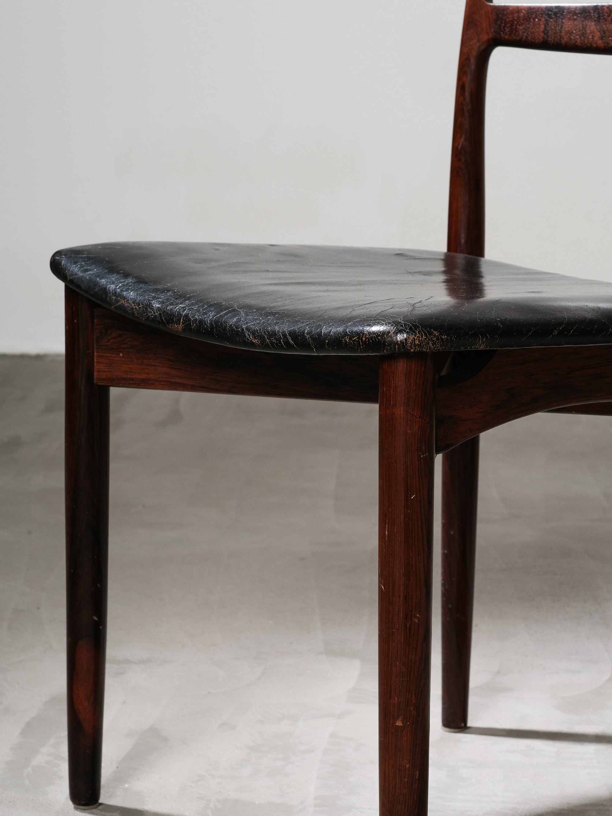 Pair of Harry Østergaard Model 61 Dining Chairs, Randers Mobelfabrik, Denmark, 1960s
