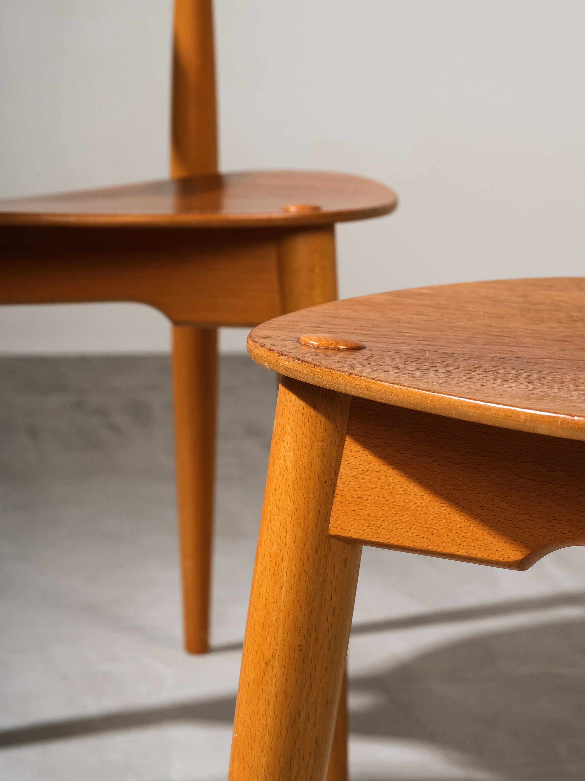 FH4103 Heart Dining Chairs by Hans Wegner for Fritz Hansen, Denmark, 1950s, Set 4