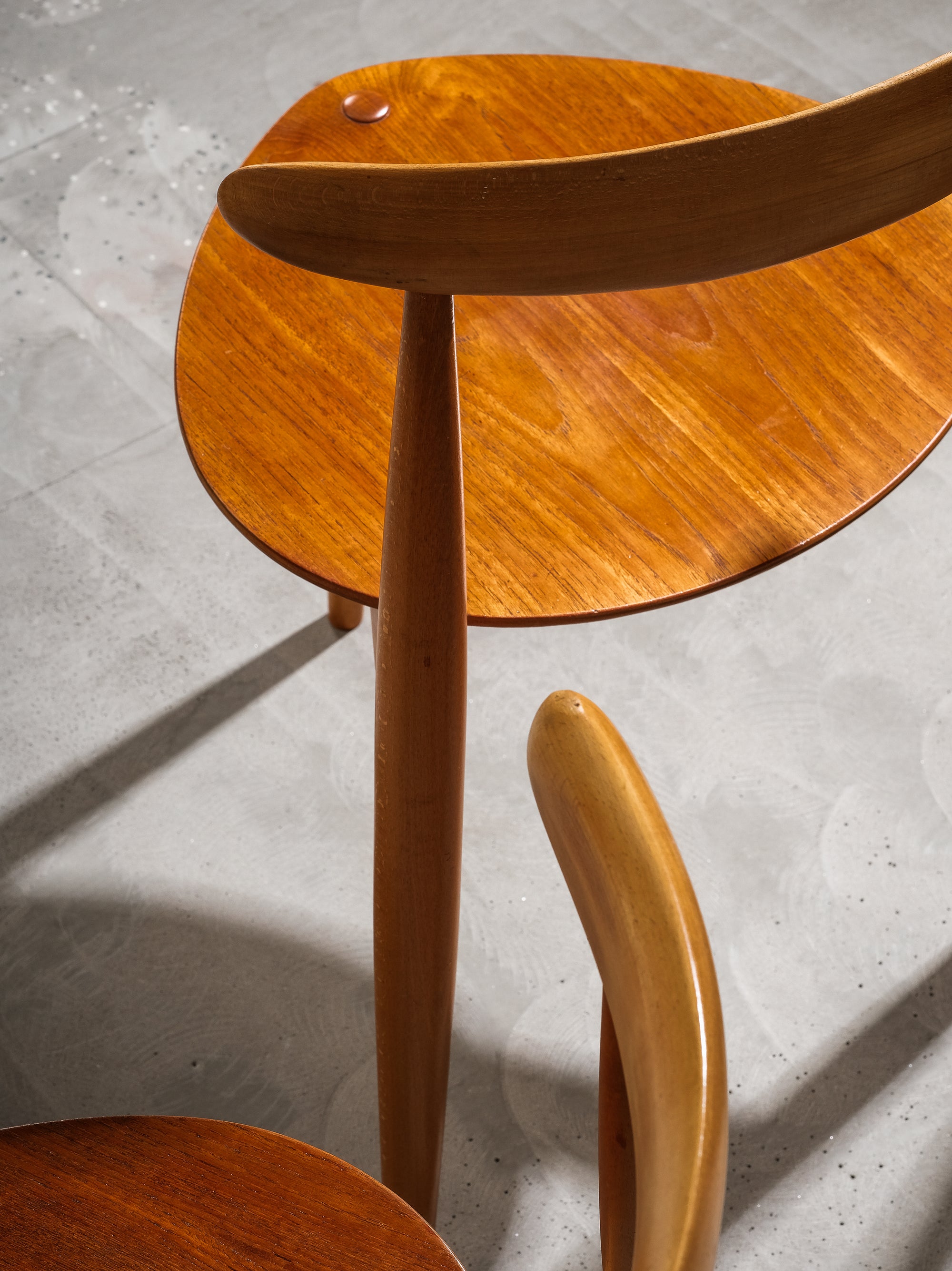 FH4103 Heart Dining Chairs by Hans Wegner for Fritz Hansen, Denmark, 1950s, Set 4