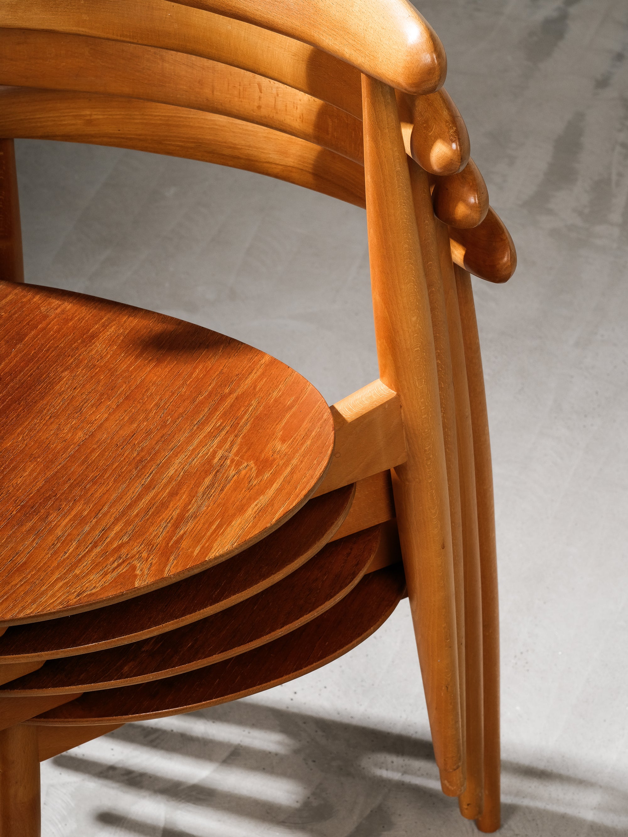 FH4103 Heart Dining Chairs by Hans Wegner for Fritz Hansen, Denmark, 1950s, Set 4