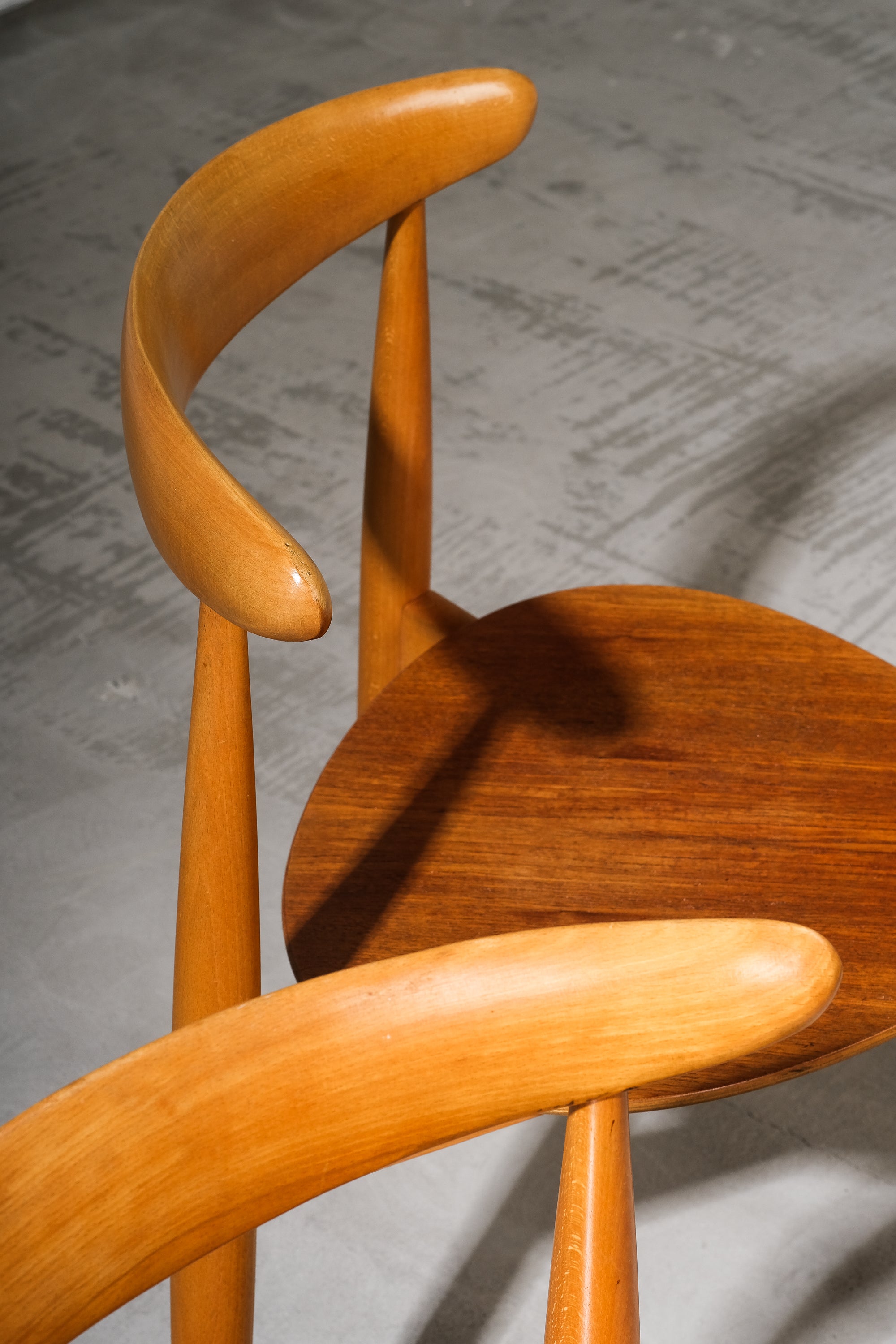 FH4103 Heart Dining Chairs by Hans Wegner for Fritz Hansen, Denmark, 1950s, Set 4