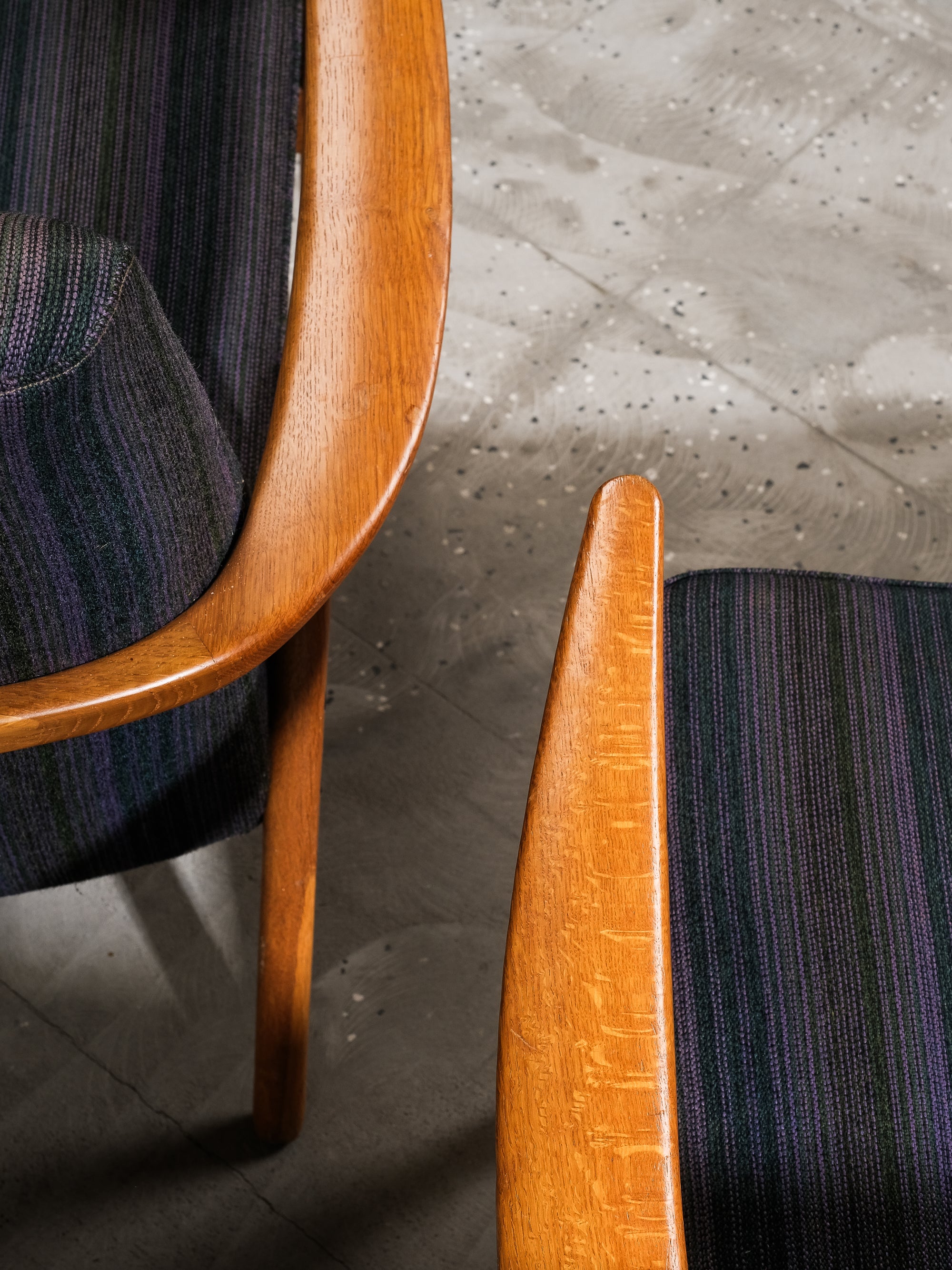 Oak "Tunis" Lounge Chairs by Inge Andersson for Bröderna Anderssons, 1960s