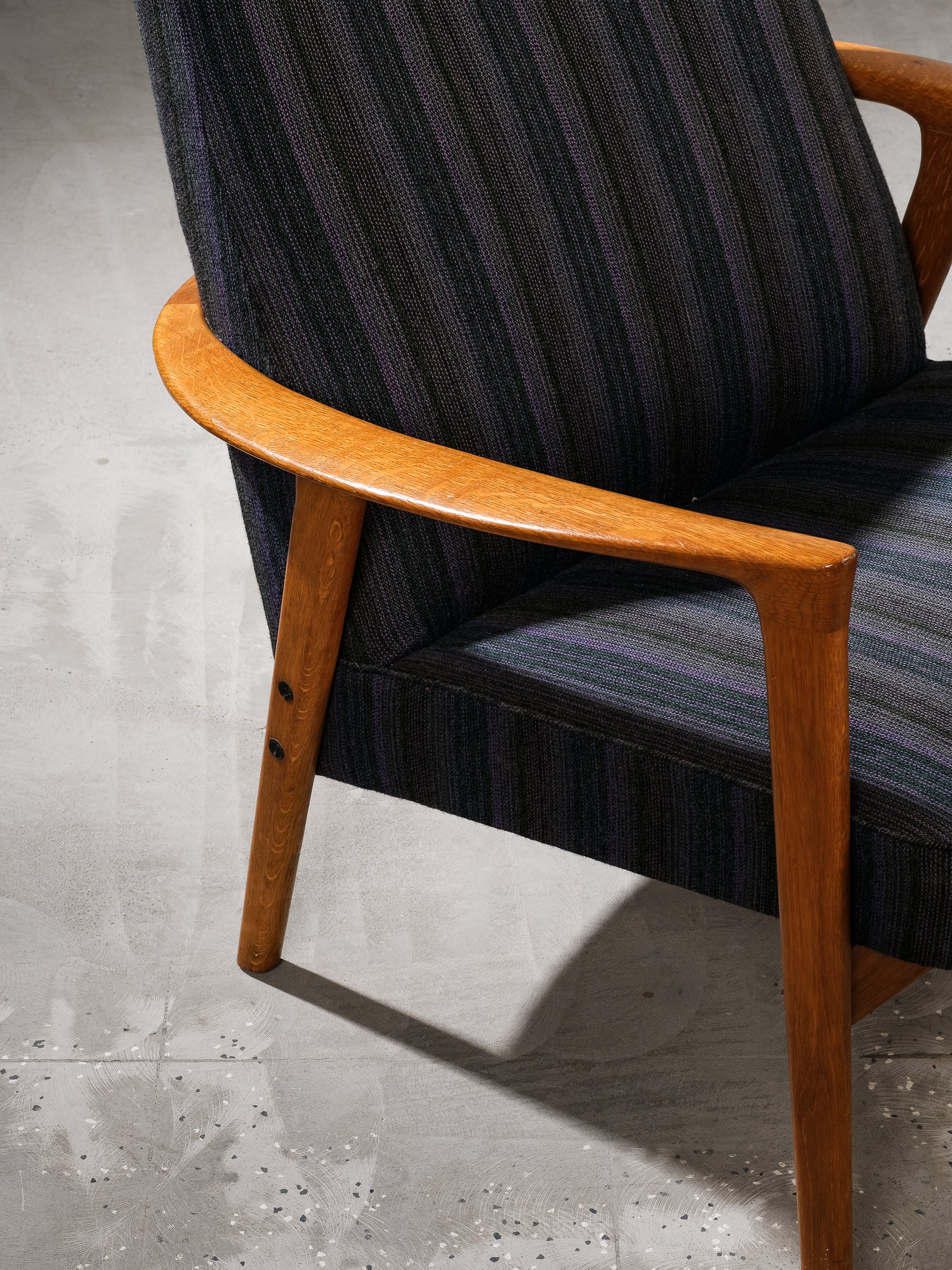 Oak "Tunis" Lounge Chairs by Inge Andersson for Bröderna Anderssons, 1960s
