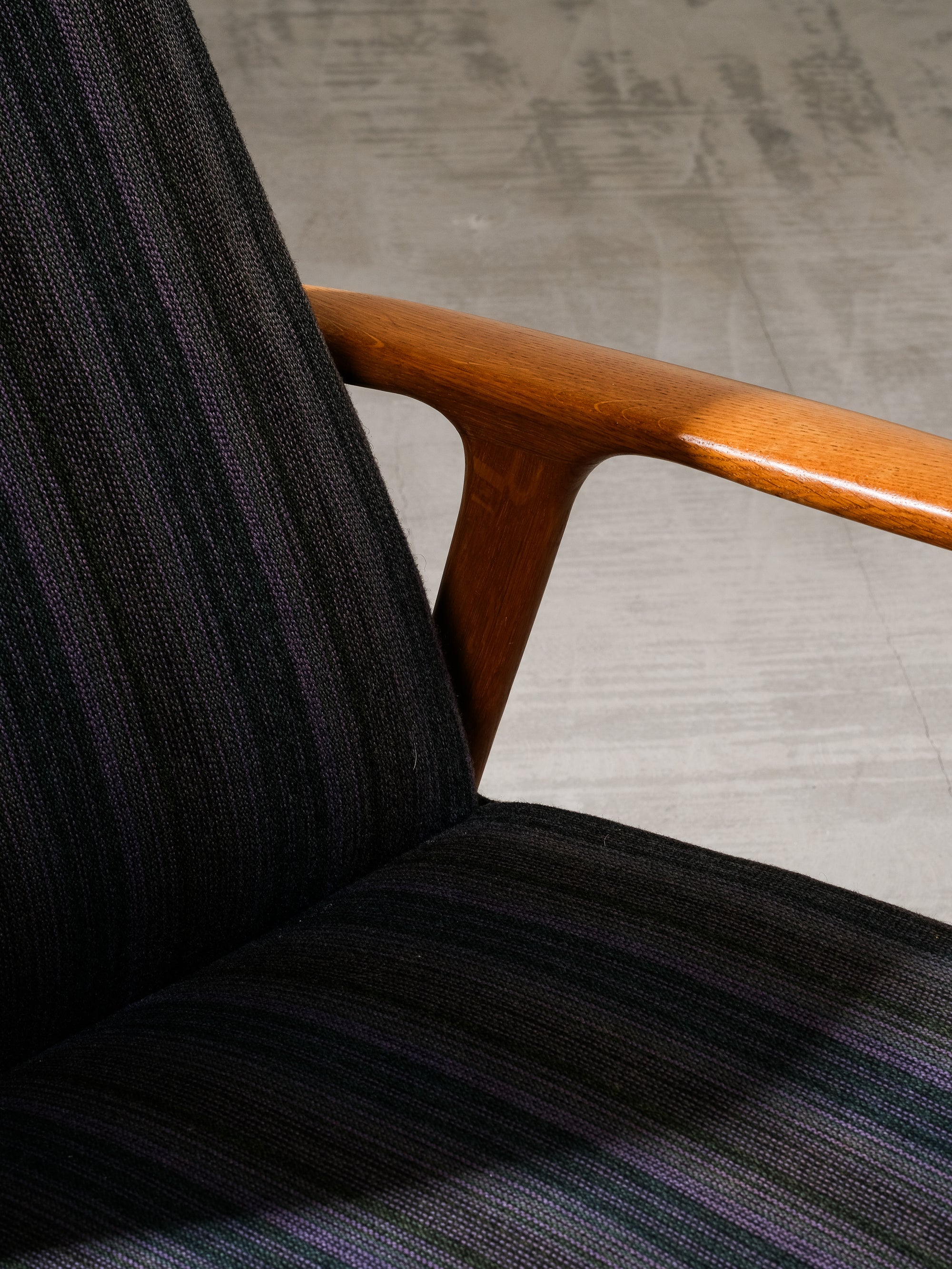 Oak "Tunis" Lounge Chairs by Inge Andersson for Bröderna Anderssons, 1960s