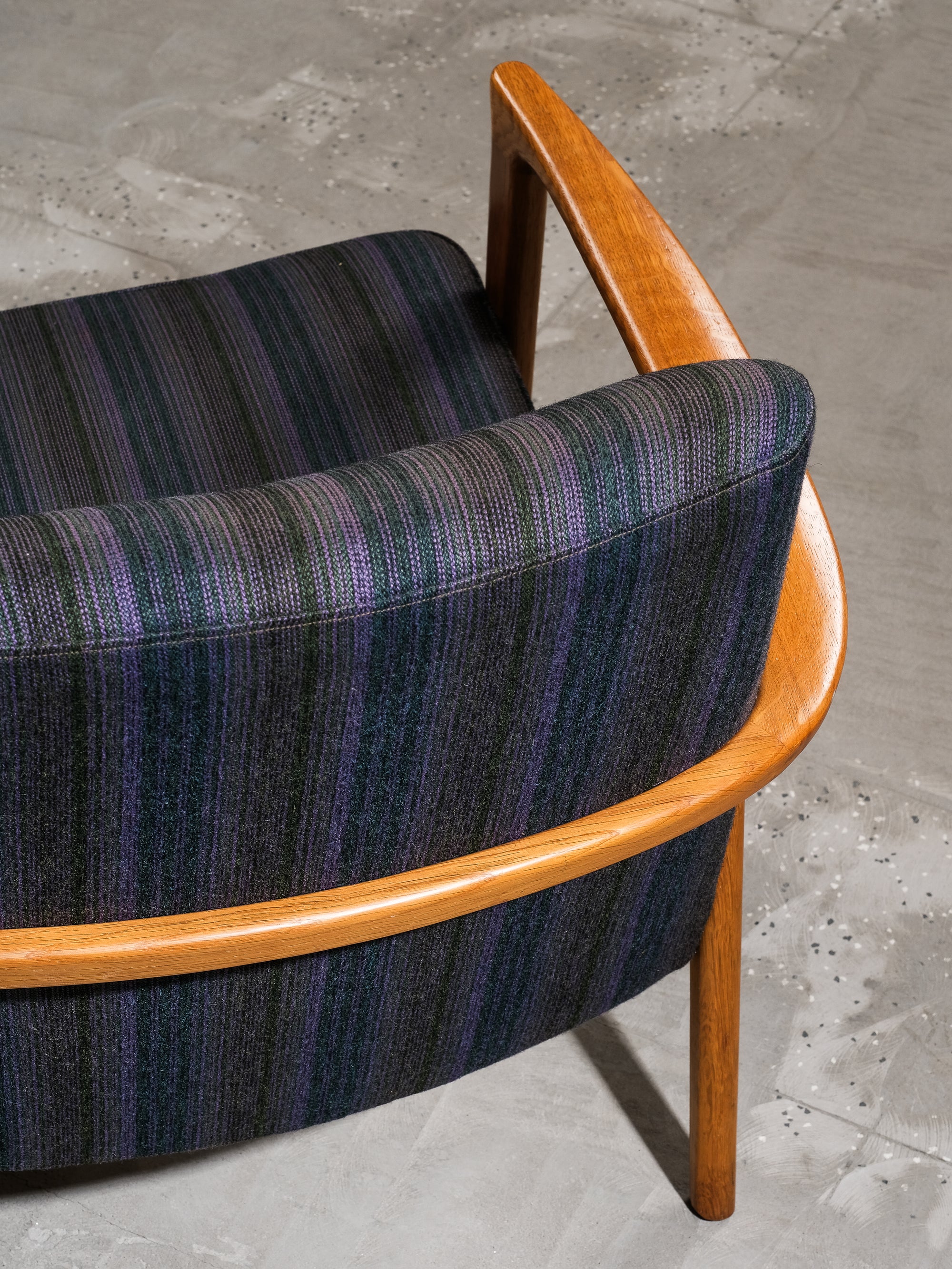 Oak "Tunis" Lounge Chairs by Inge Andersson for Bröderna Anderssons, 1960s