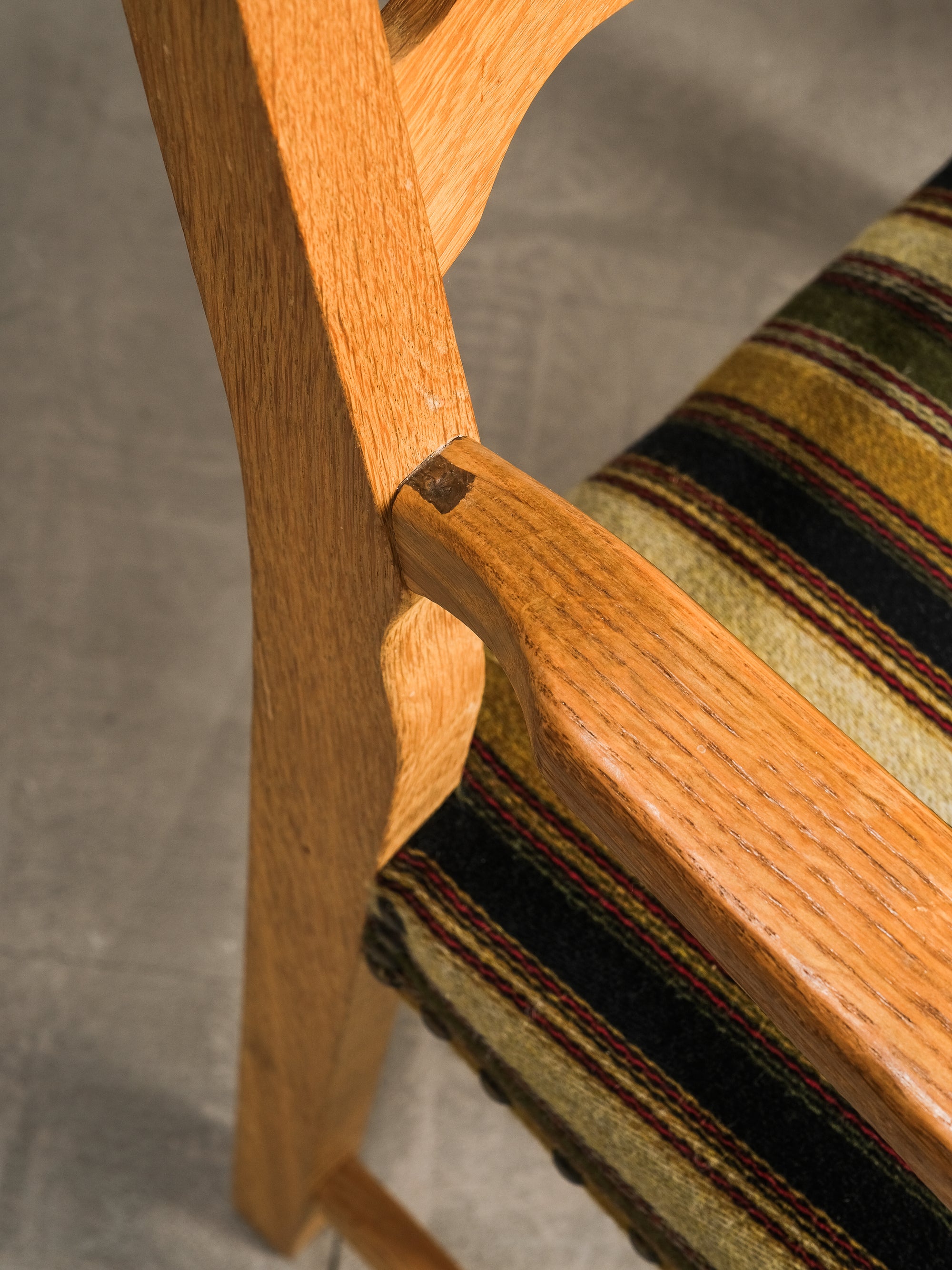 Mid-Century Oak Danish Dining Chairs by Henning Kjærnulf, Denmark, Set of 6