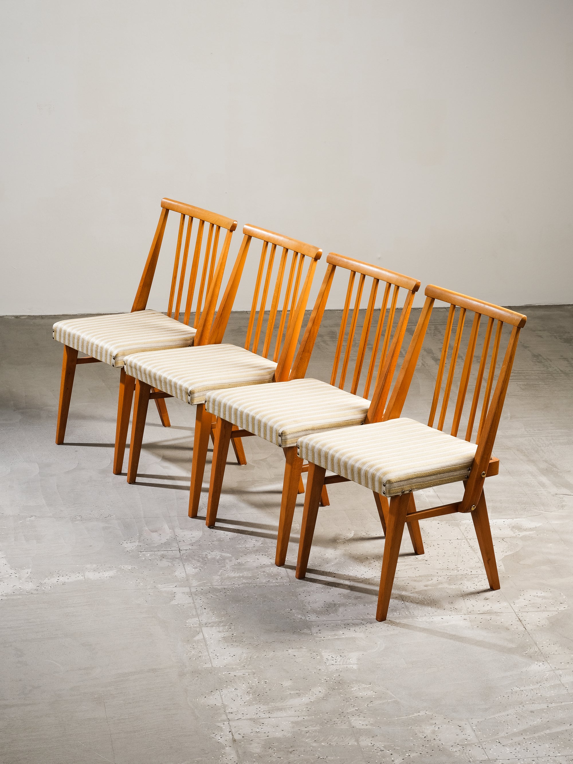 Vintage Swedish Dining Chairs, Set of 4