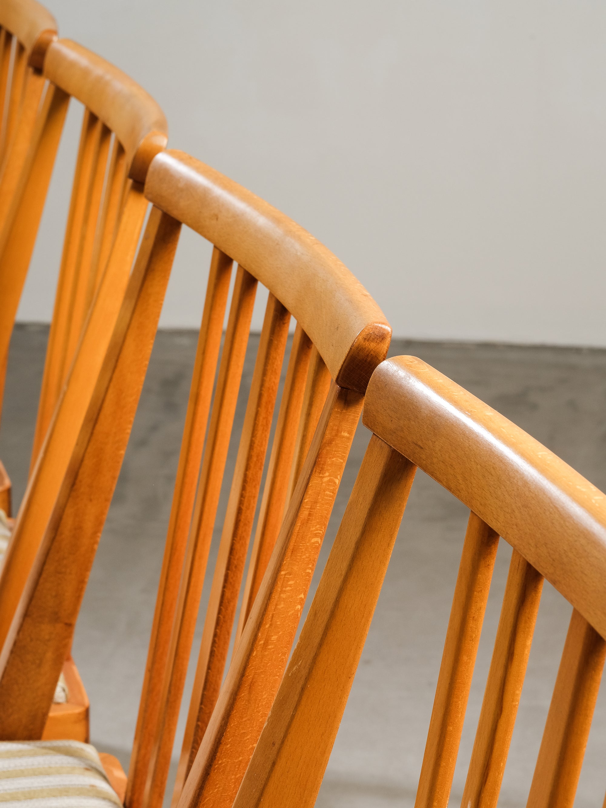 Vintage Swedish Dining Chairs, Set of 4