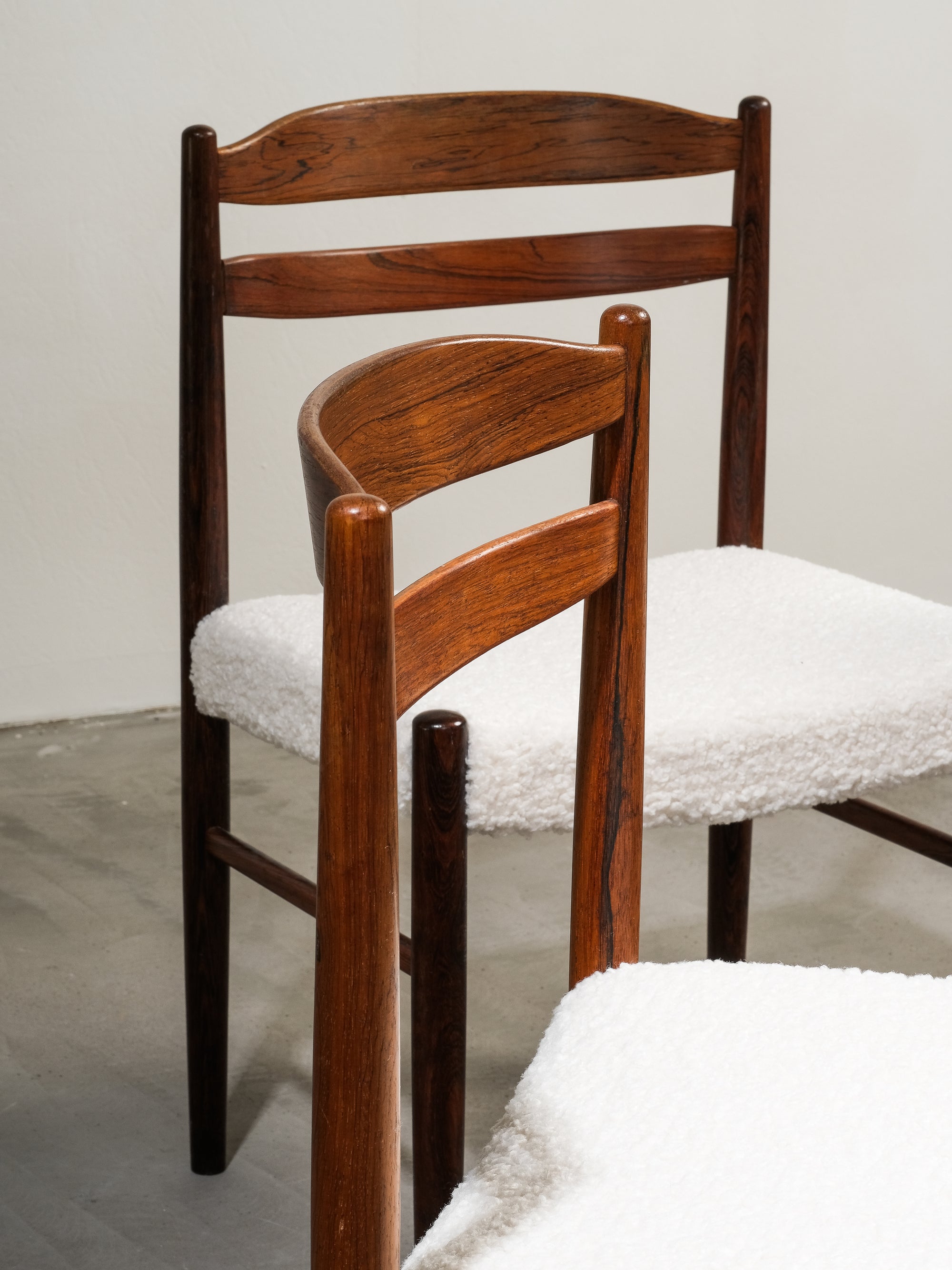 Set of 4 Dining Chairs by Albin Johansson & Söner, Sweden, 1950s