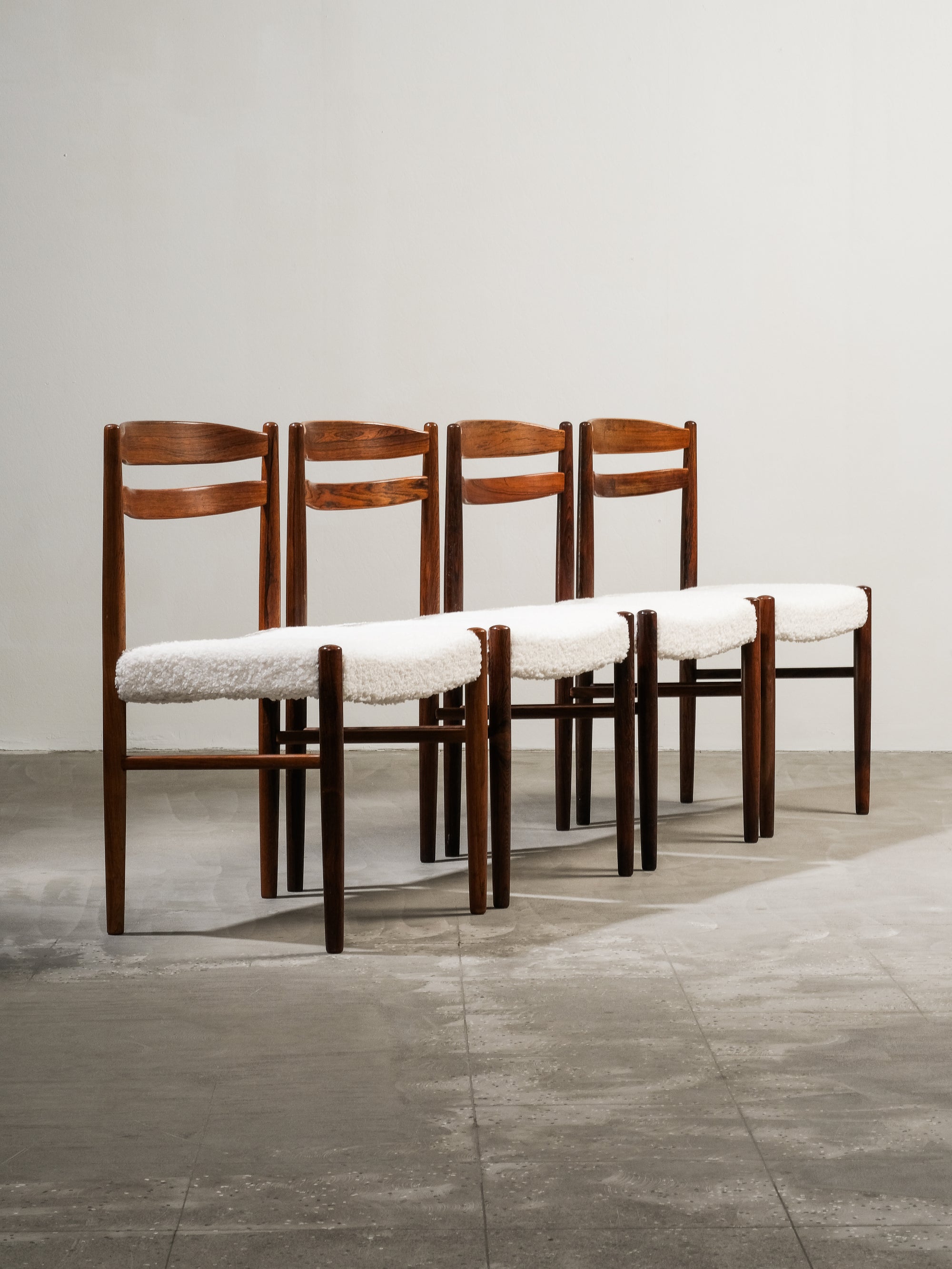 Set of 4 Dining Chairs by Albin Johansson & Söner, Sweden, 1950s