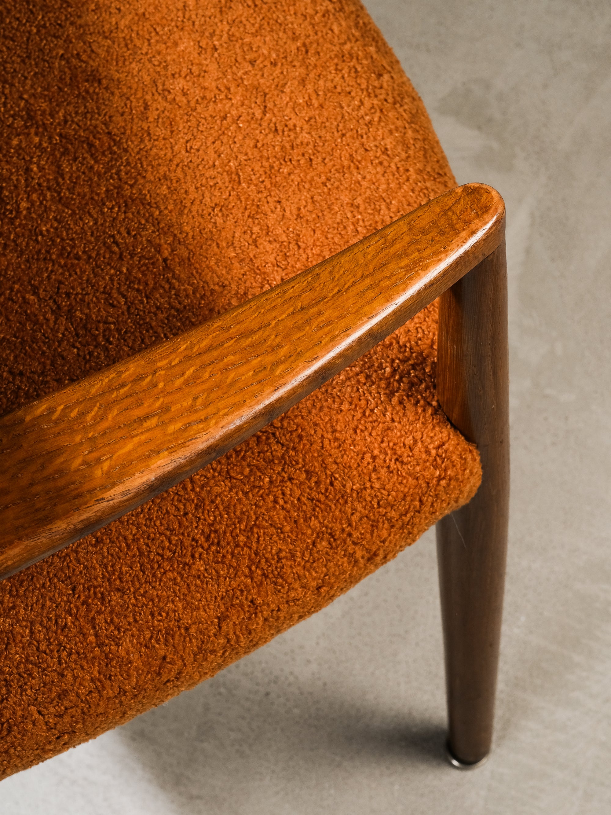 Armchair by Ejner Larsen and Aksel Bender-Madsen, Fritz Hansen, Denmark, 1950s