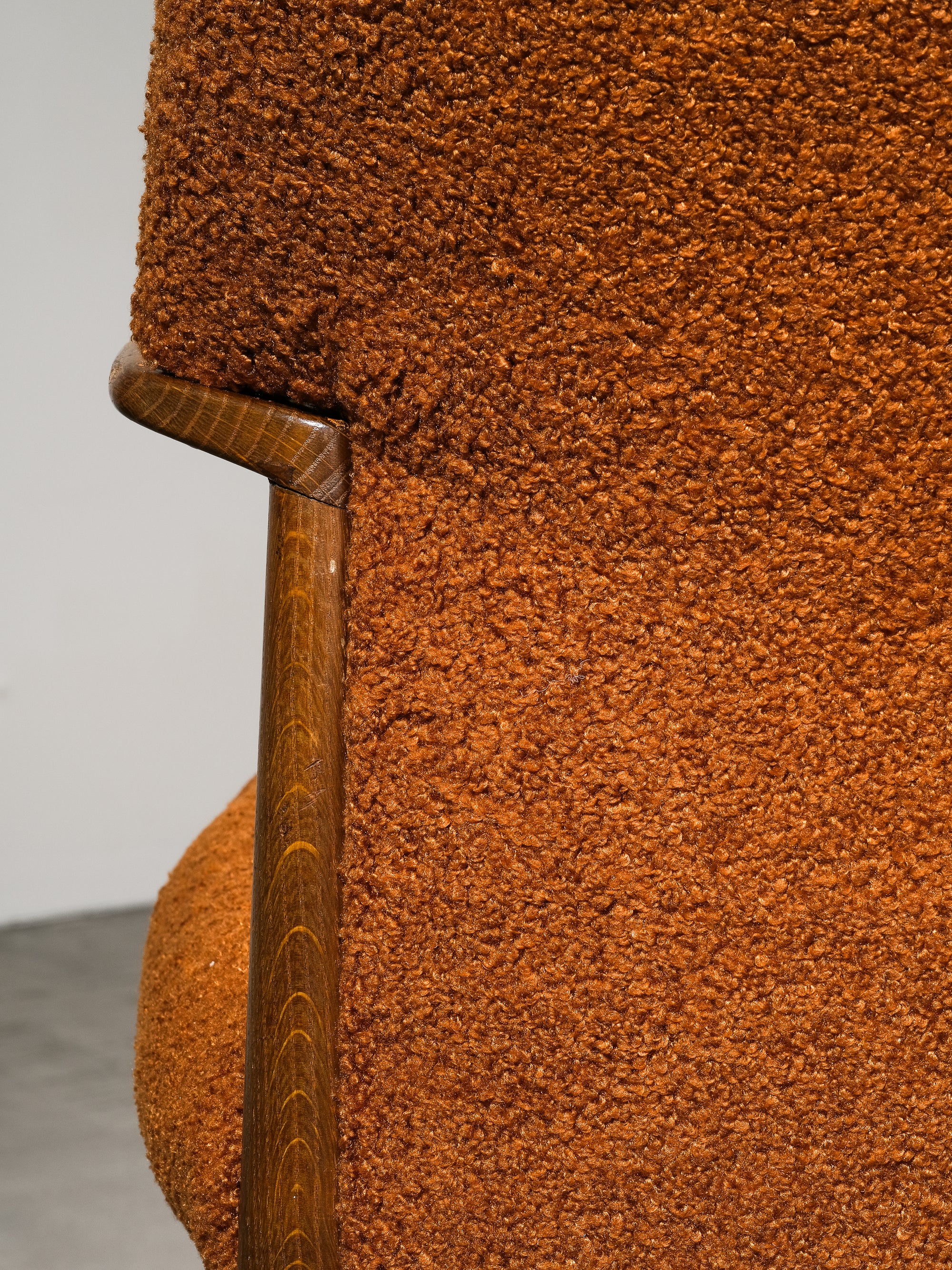 Armchair by Ejner Larsen and Aksel Bender-Madsen, Fritz Hansen, Denmark, 1950s