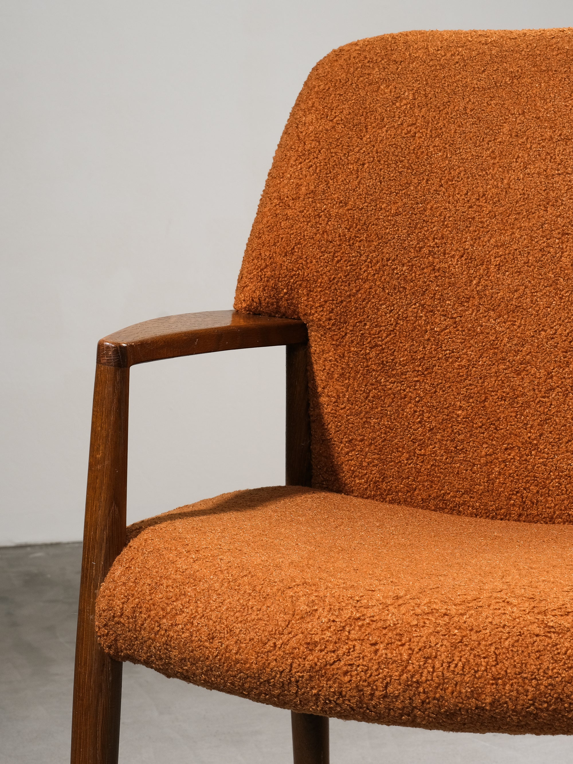 Armchair by Ejner Larsen and Aksel Bender-Madsen, Fritz Hansen, Denmark, 1950s