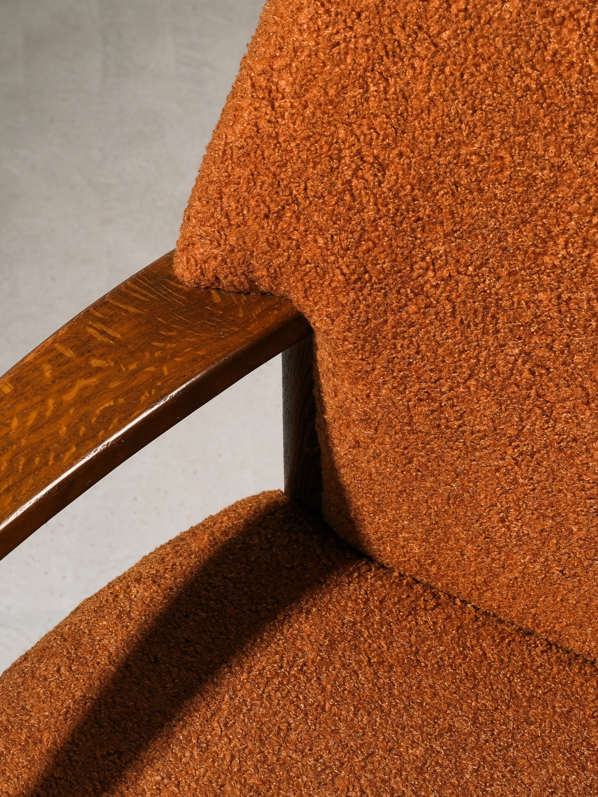 Armchair by Ejner Larsen and Aksel Bender-Madsen, Fritz Hansen, Denmark, 1950s