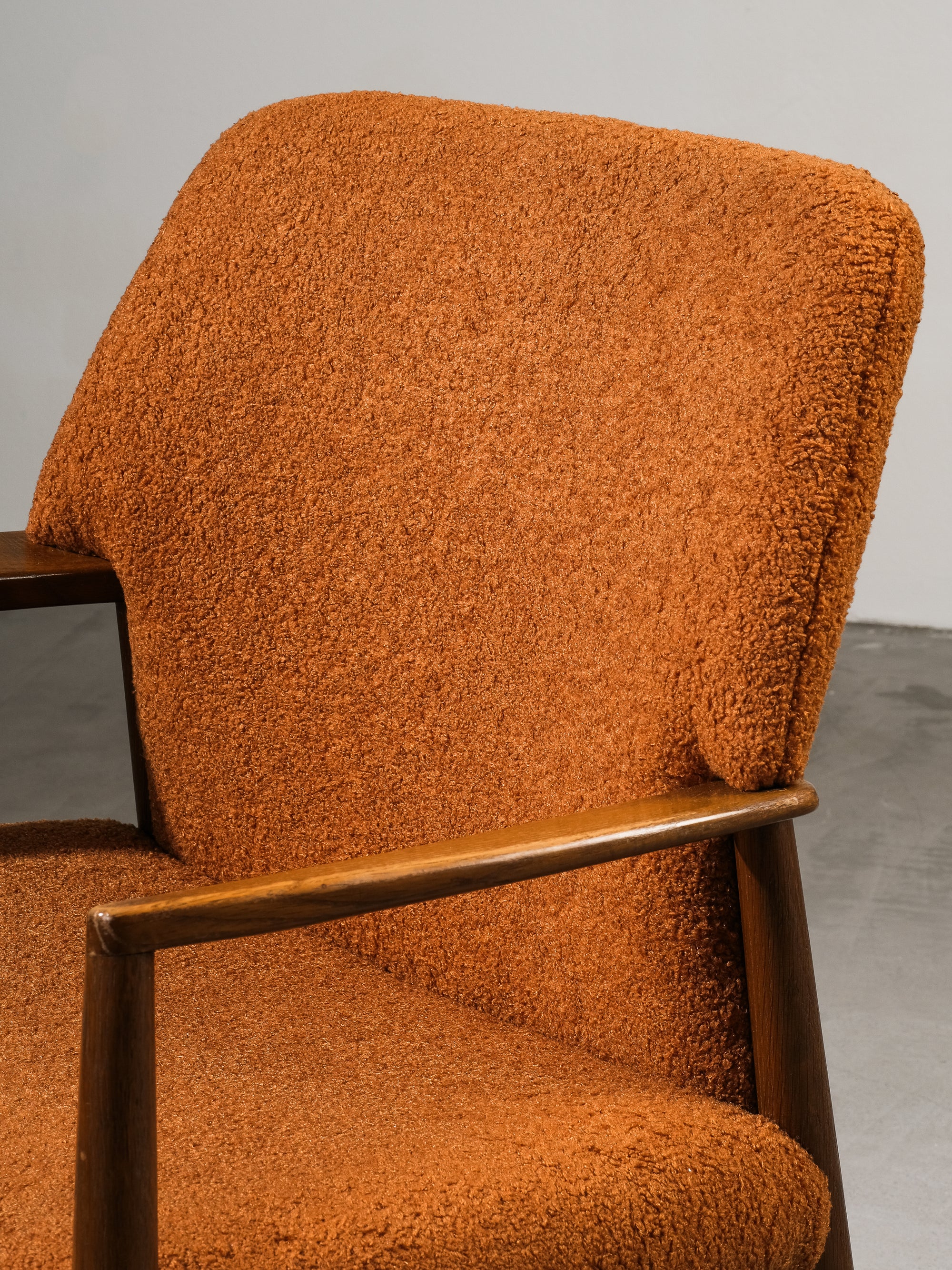 Armchair by Ejner Larsen and Aksel Bender-Madsen, Fritz Hansen, Denmark, 1950s