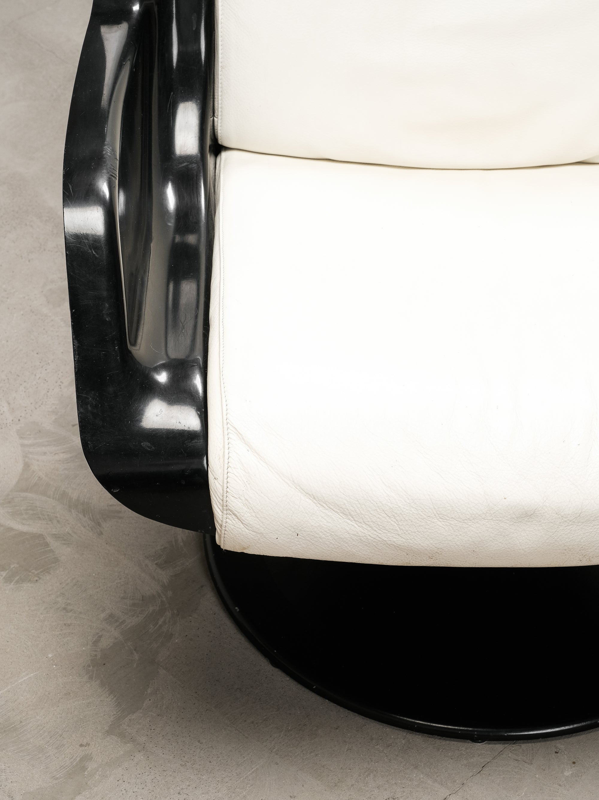 Pair of Swivel 3814-1KF Lounge Chairs by Yrjö Kukkapuro, Haimi, Finland, 1960s