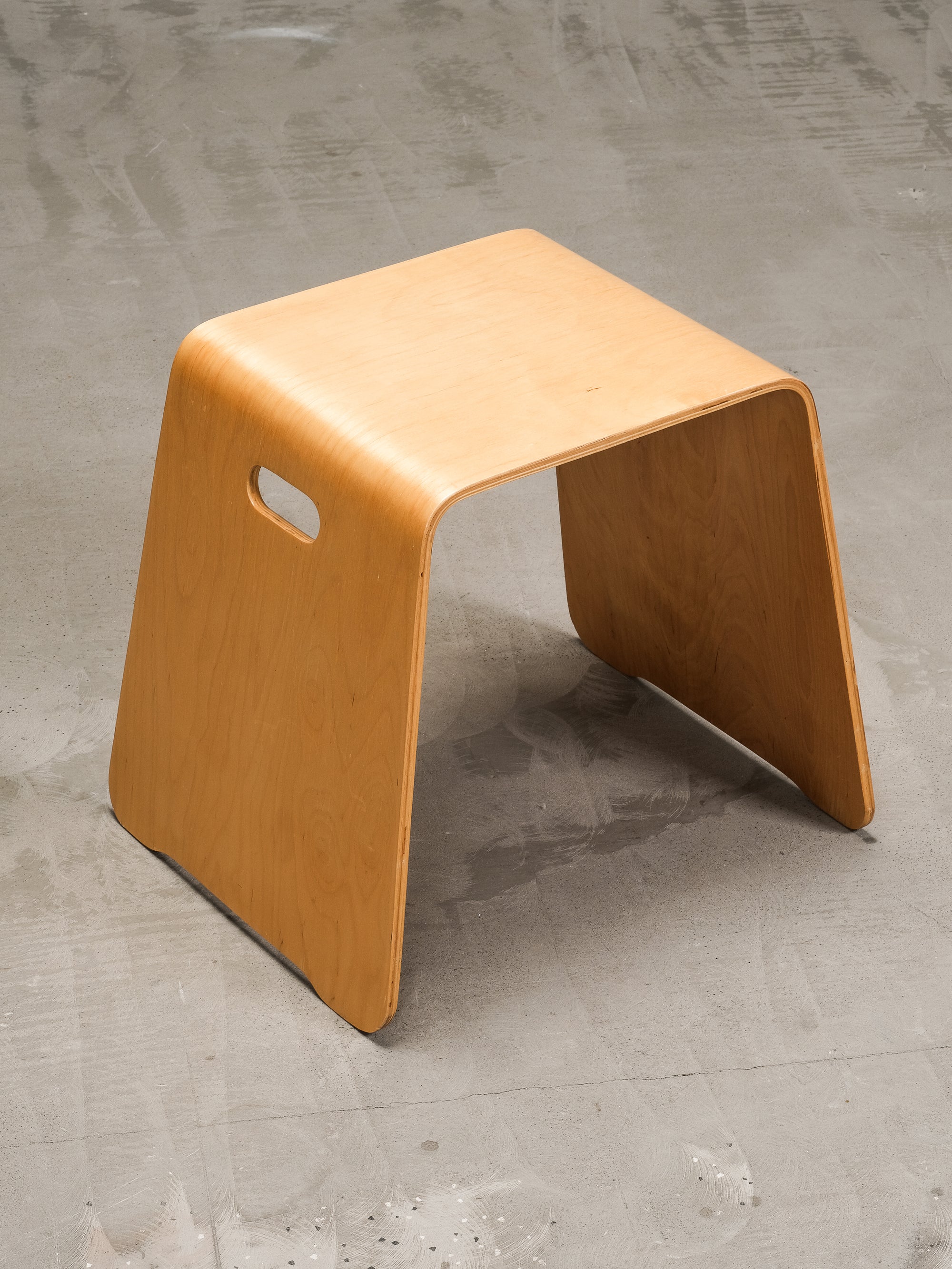 Vintage Plywood Stool, 1990s