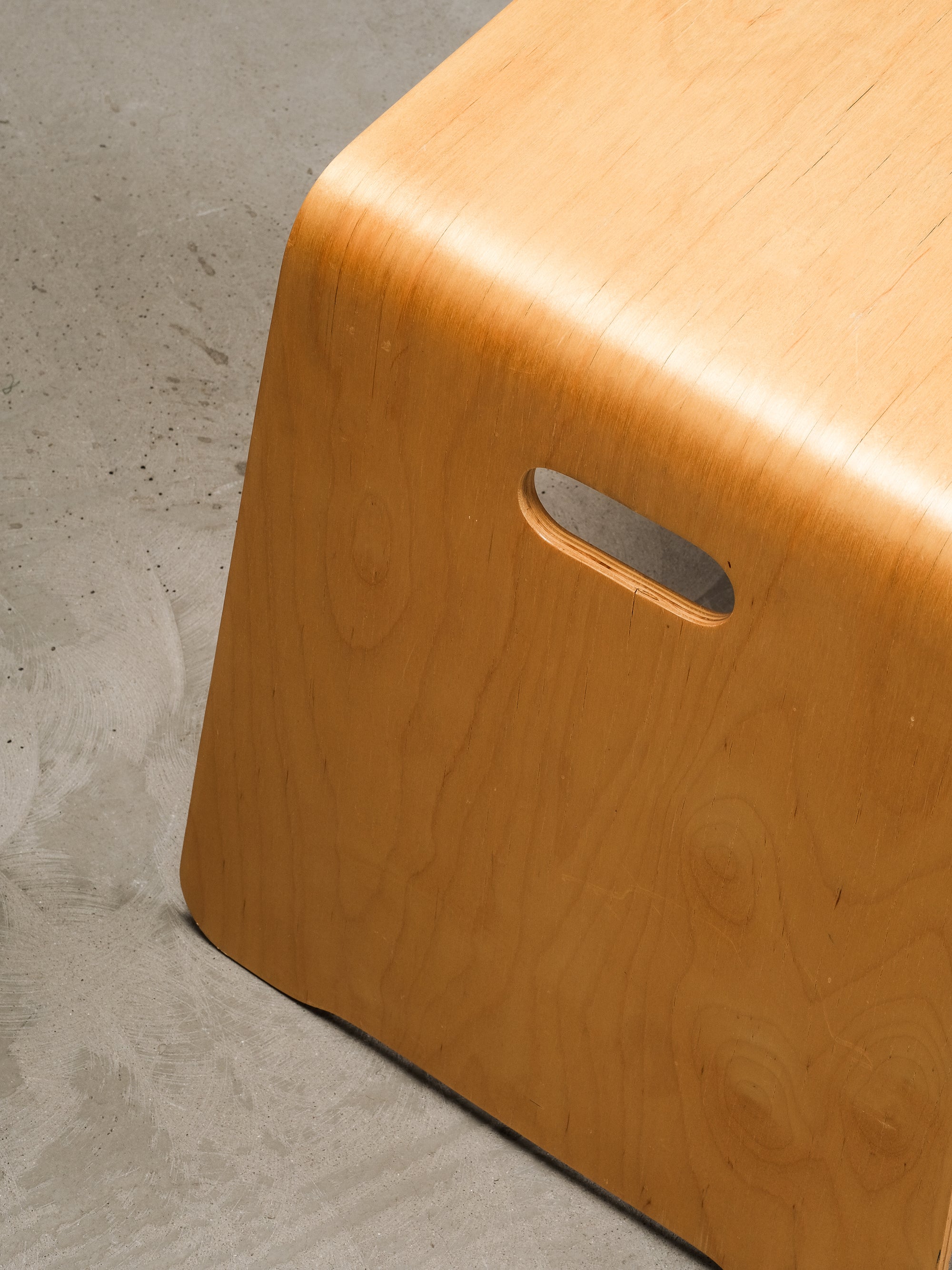 Vintage Plywood Stool, 1990s