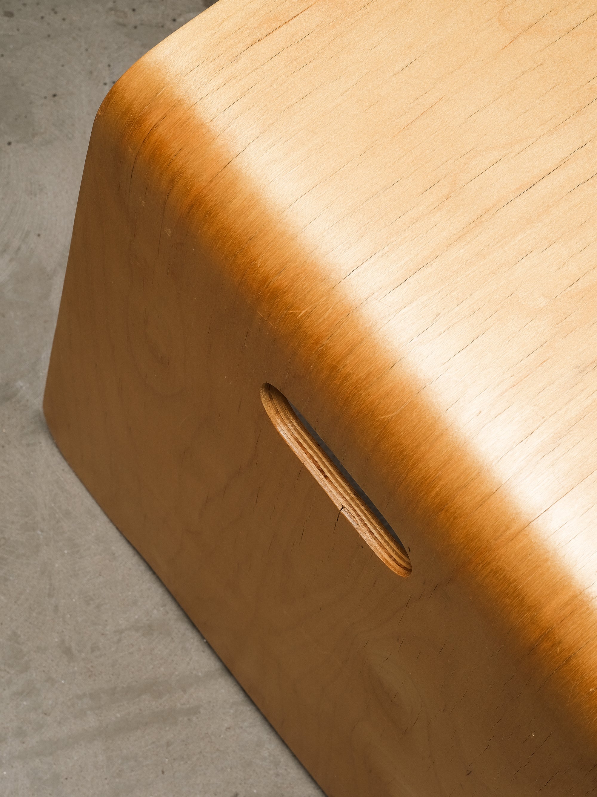 Vintage Plywood Stool, 1990s