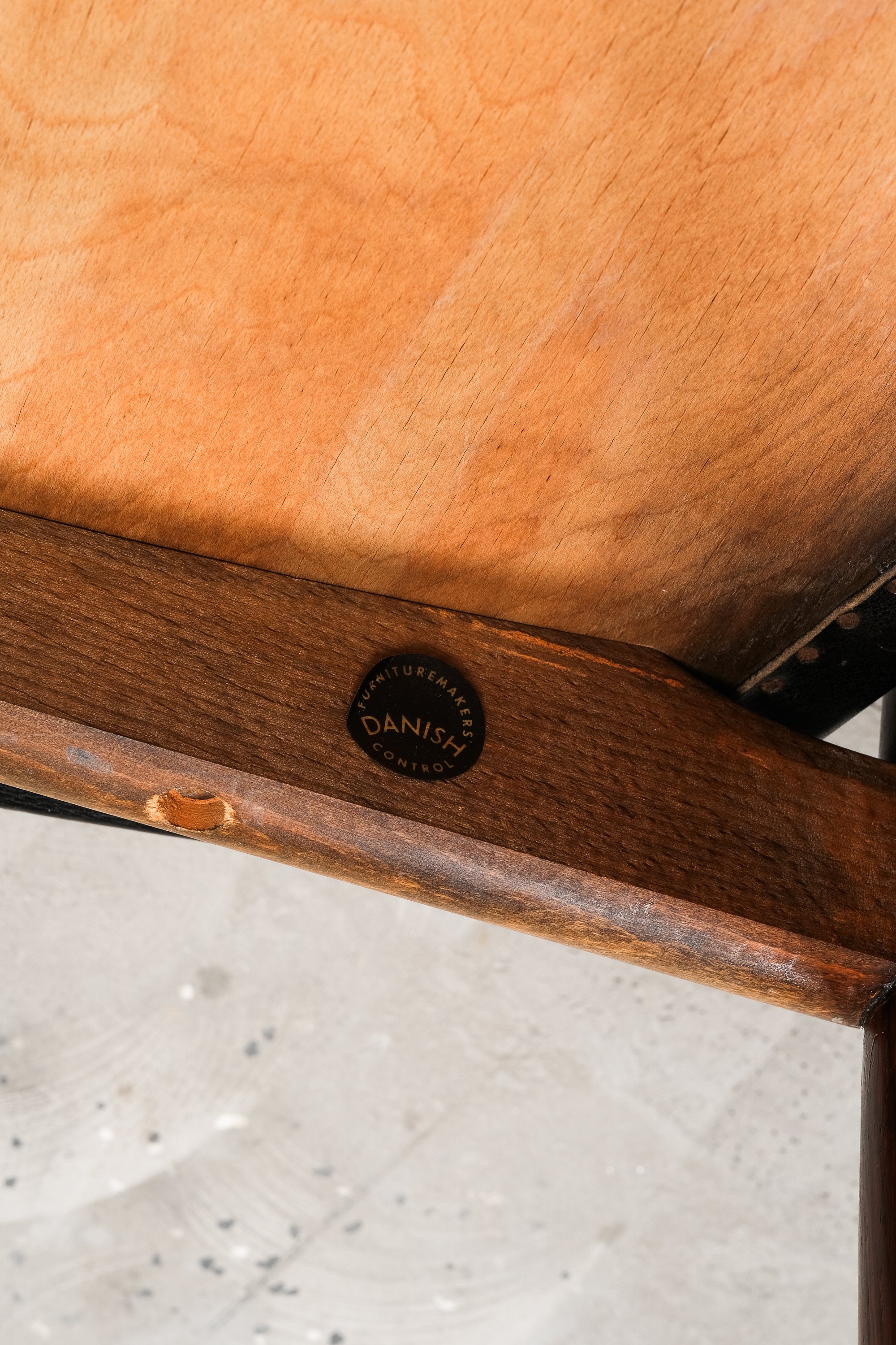 Model 62A Armchair in Black Leather and Rosewood by Arne Vodder, Denmark, 1960s
