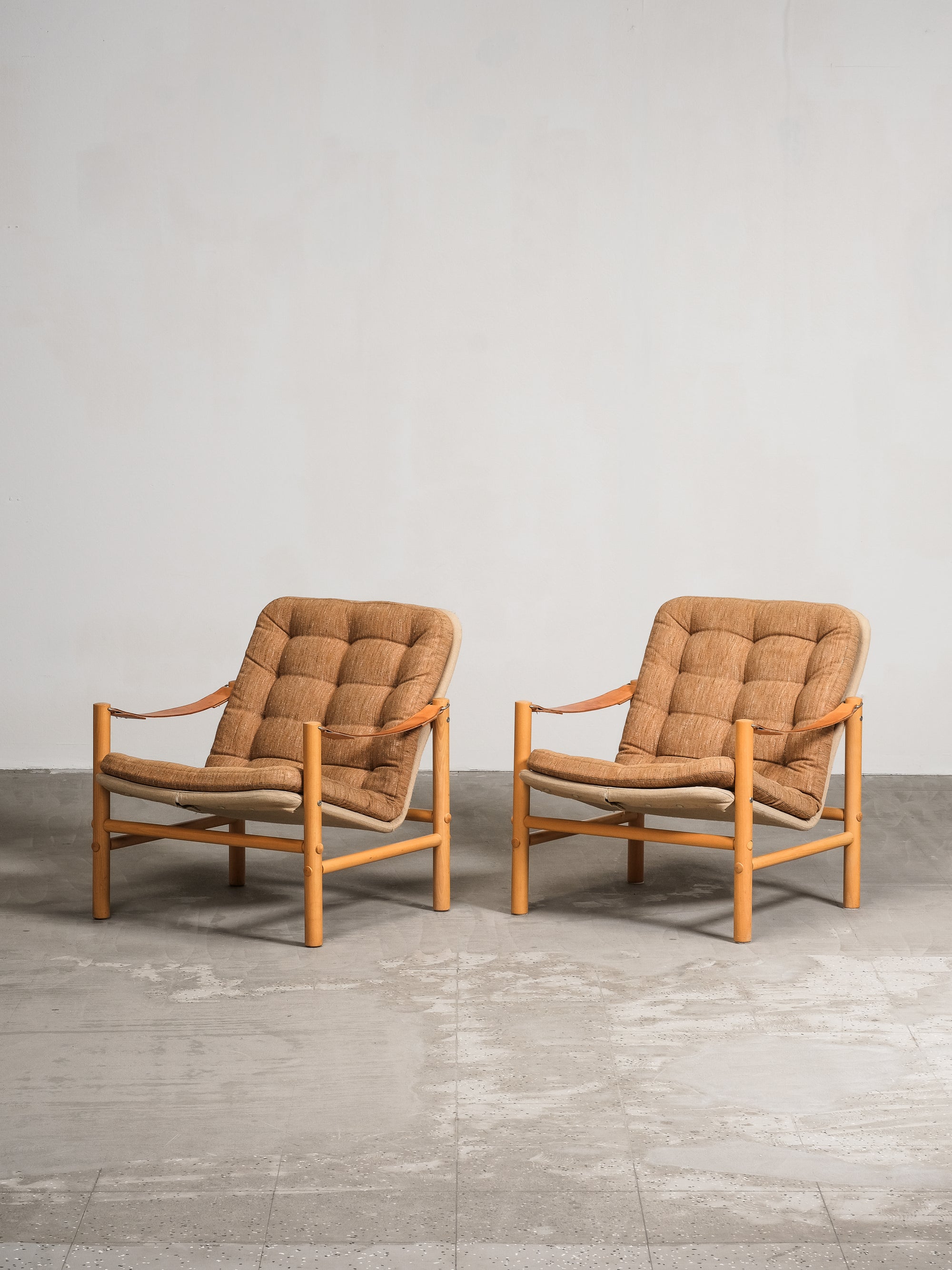 Pair of Bror Boije ‘Junker’ Armchairs, DUX, Sweden, 1969