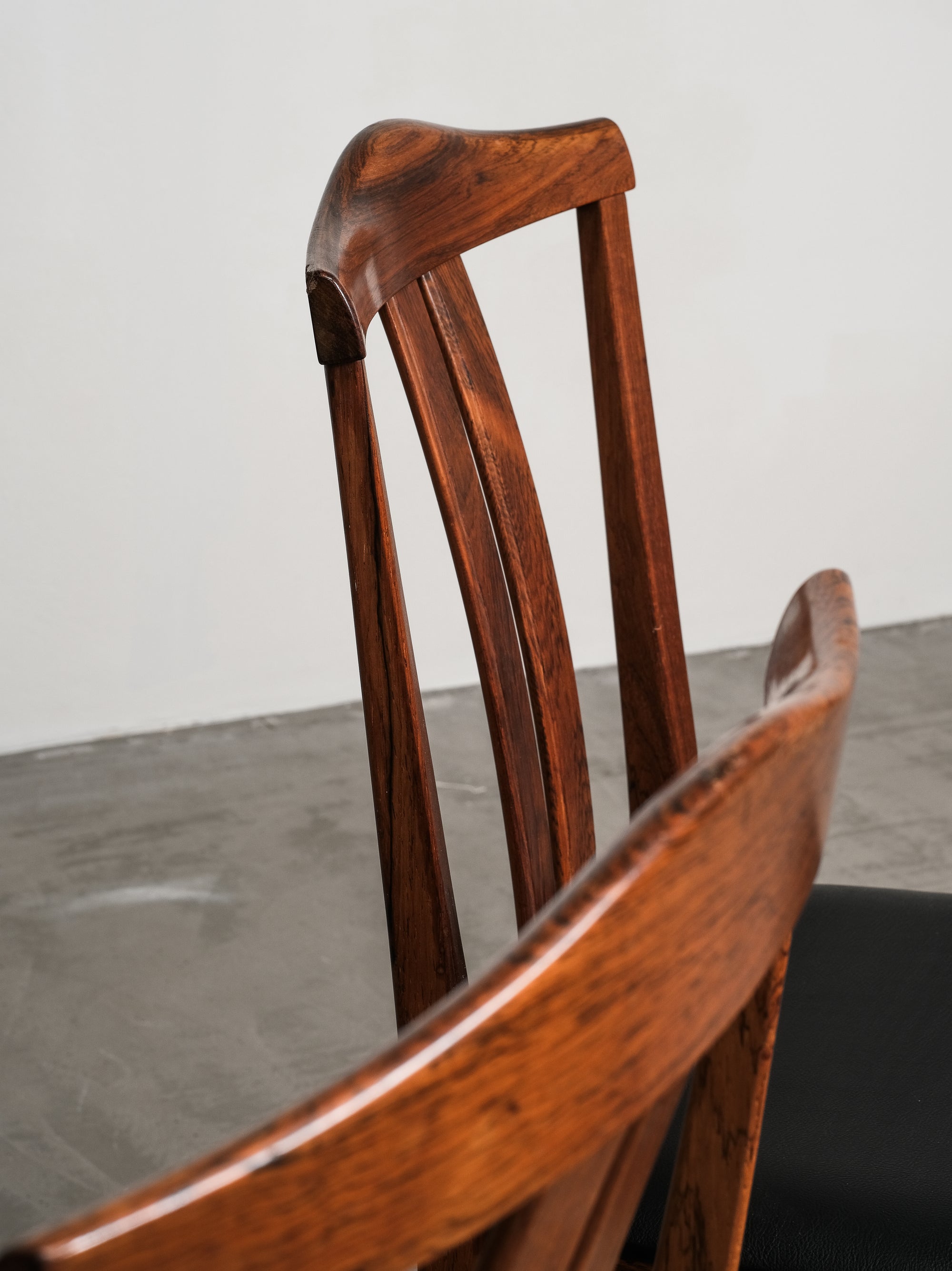 Set of 4 Rosewood Dining Chairs by Karl-Erik Ekselius, JOC Vetlanda, Sweden, 1960s